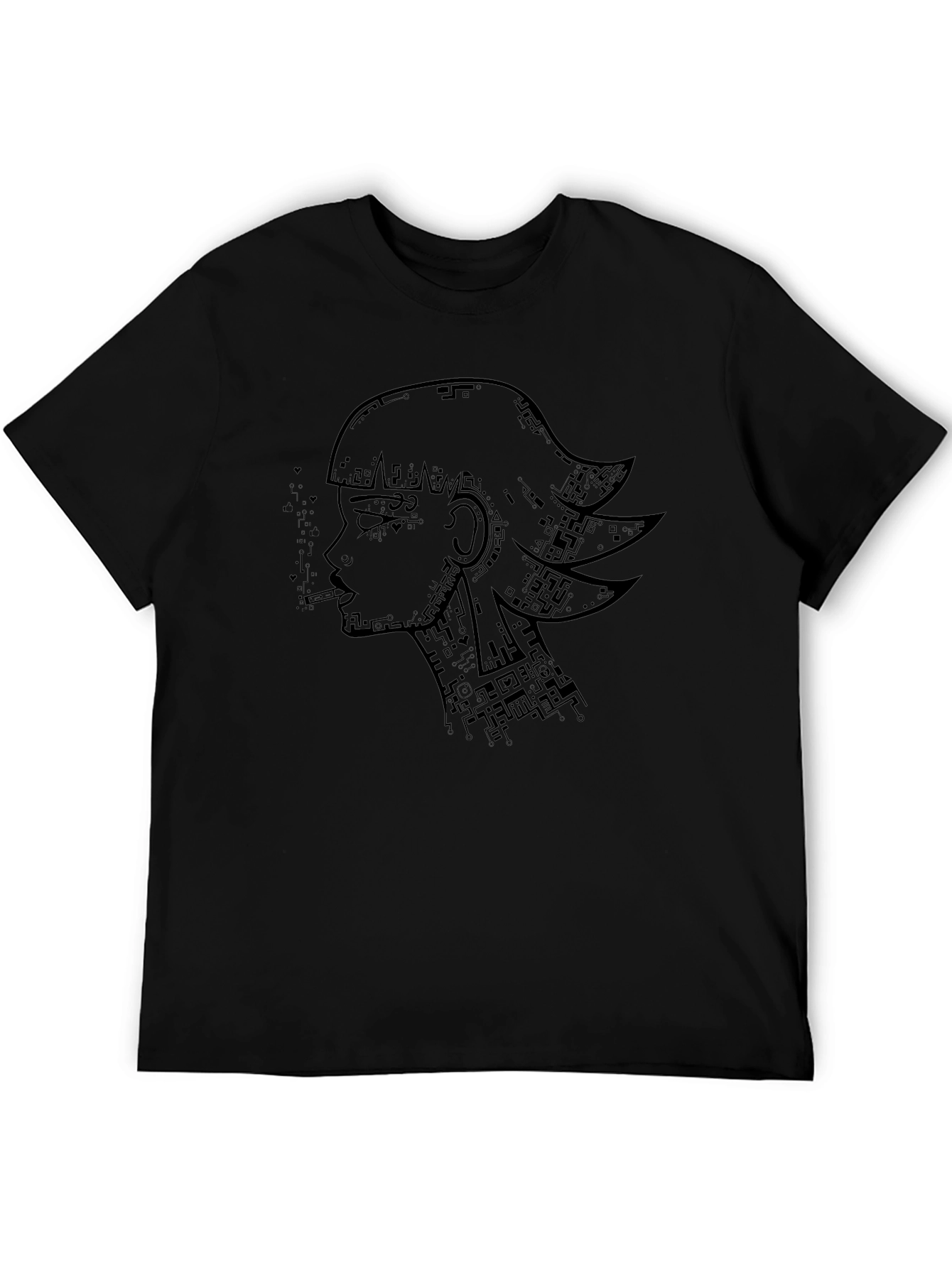 Cyberpunk Girl T-Shirt - Artistic Graphic Tee