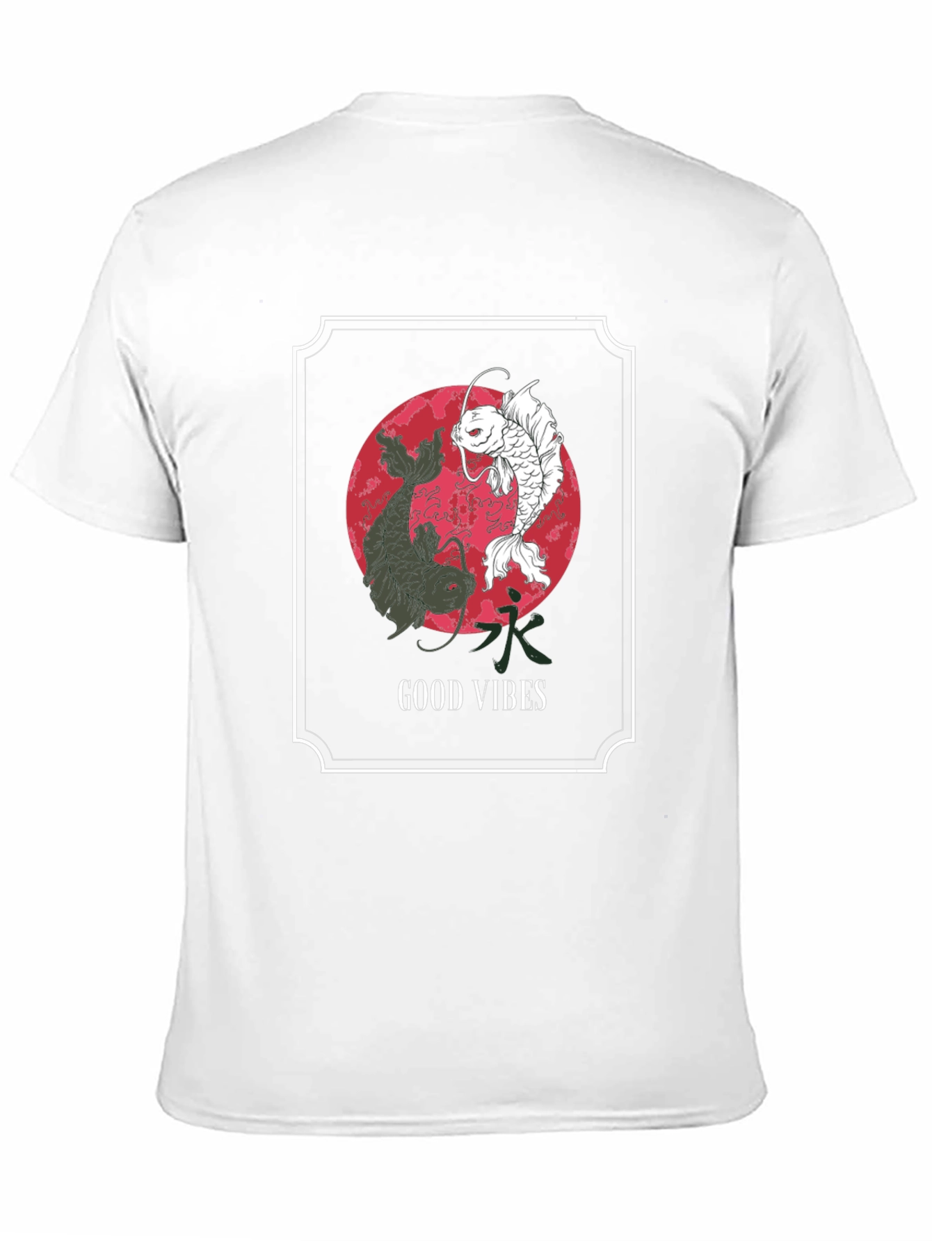Yin Yang Koi Fish Good Vibes T-Shirt