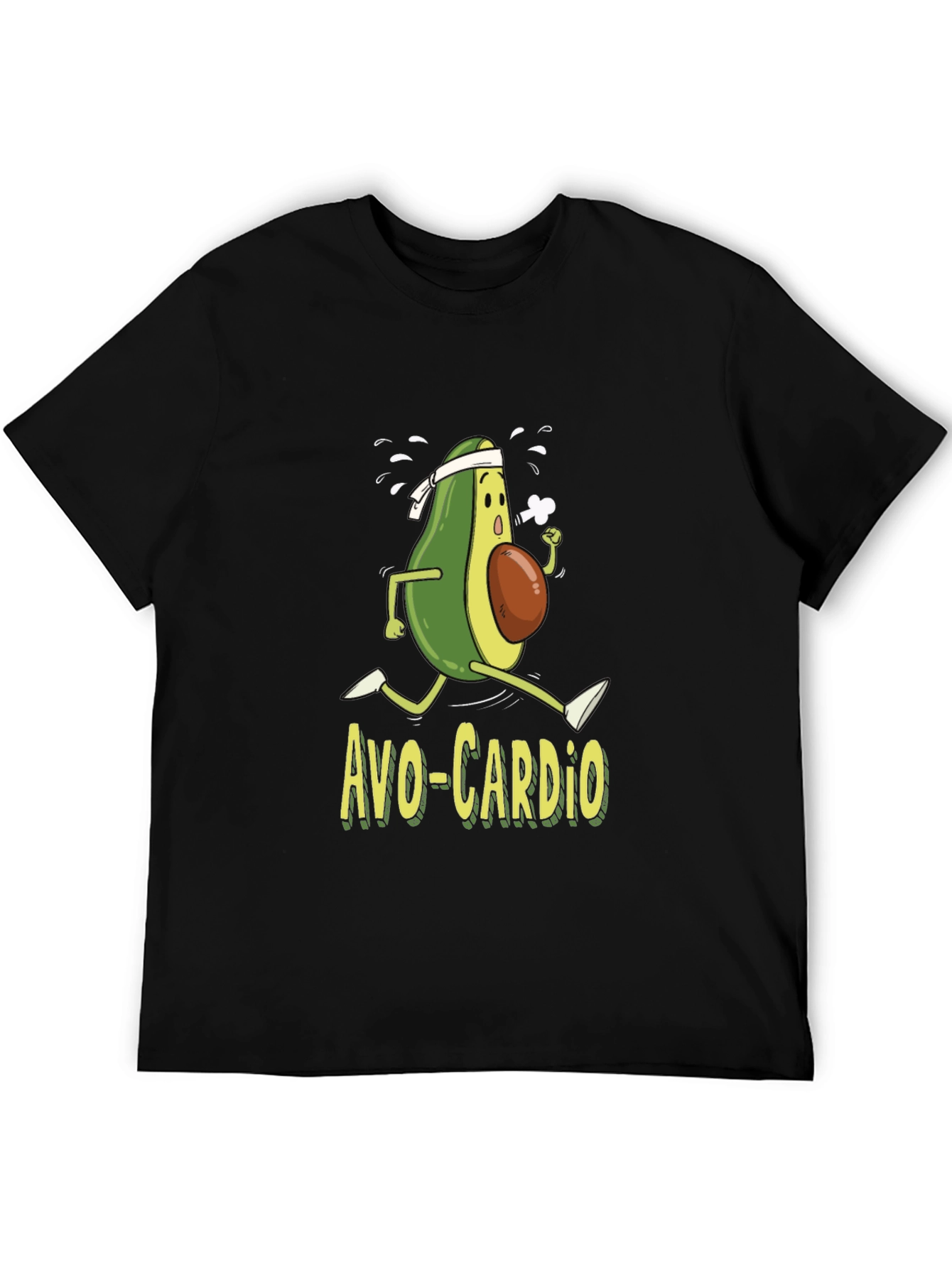 Avo-Cardio T-Shirt Funny Avocado Running Workout Tee