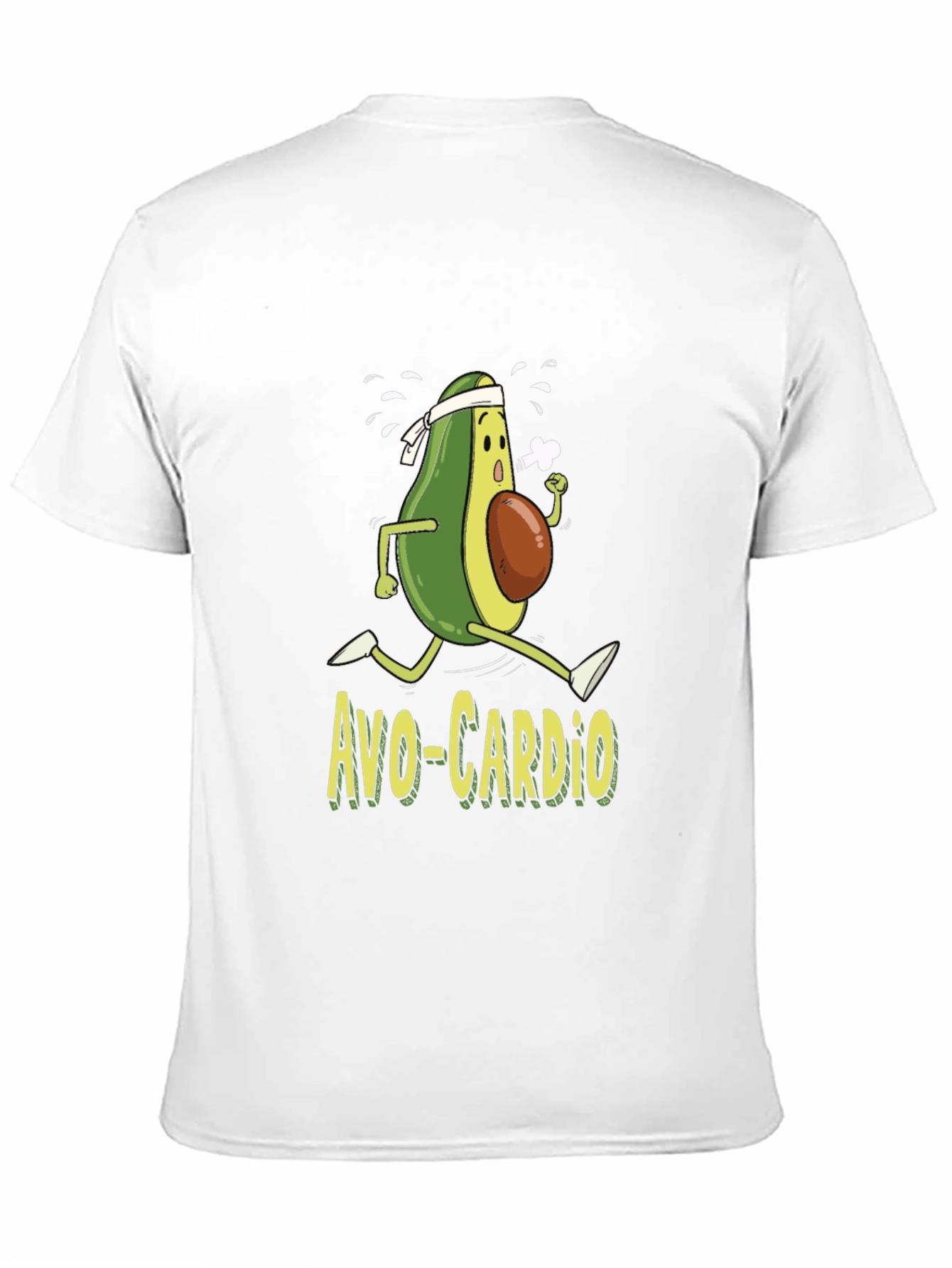 Avo-Cardio T-Shirt Funny Avocado Running Workout Tee