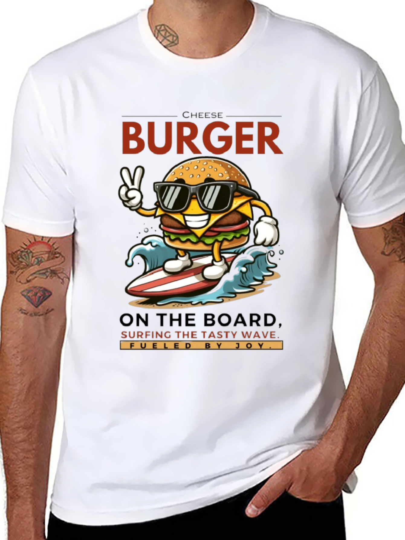 Chill Burger Surfer T-Shirt
