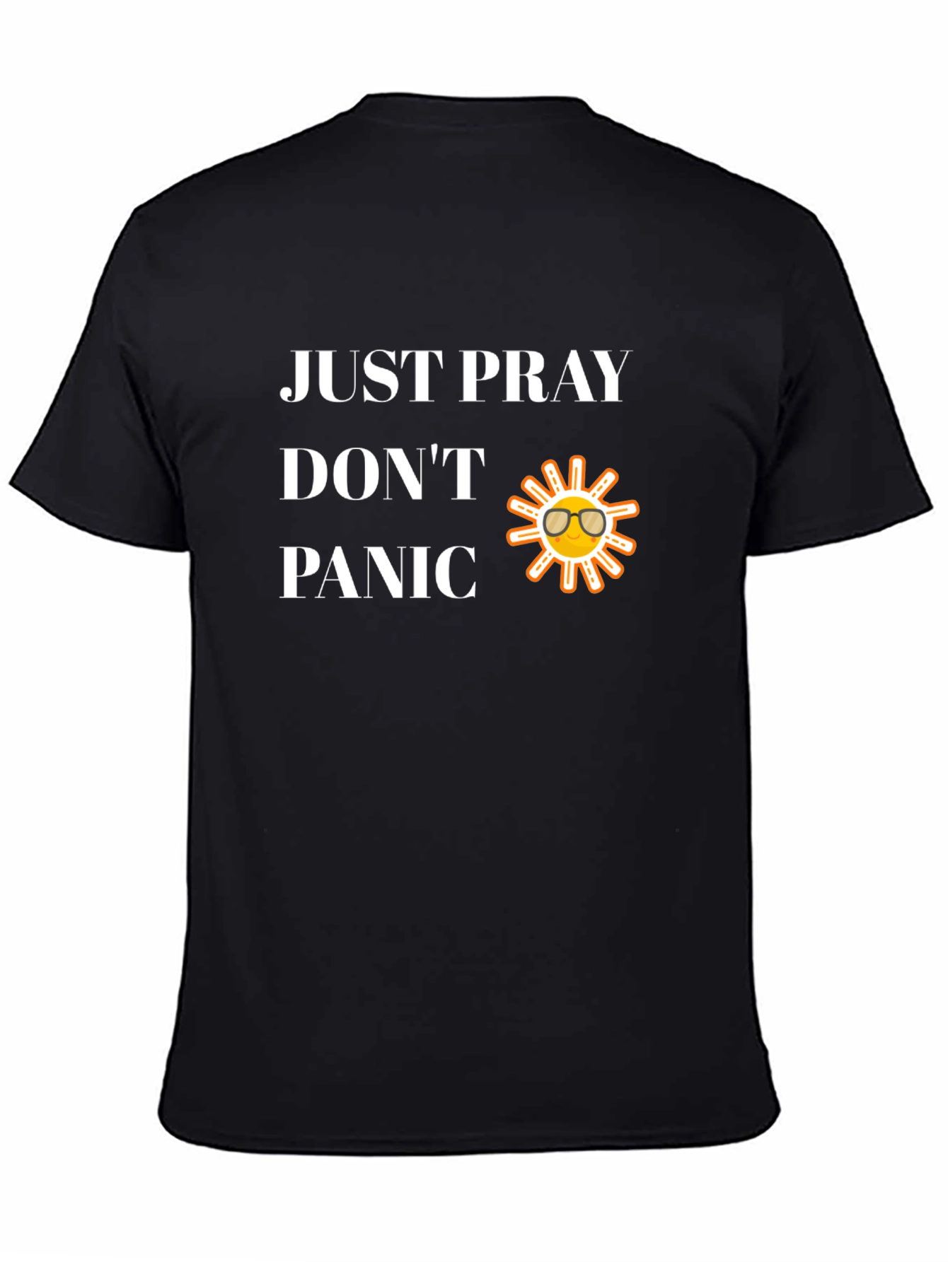 Just Pray Dont Panic Graphic T-Shirt
