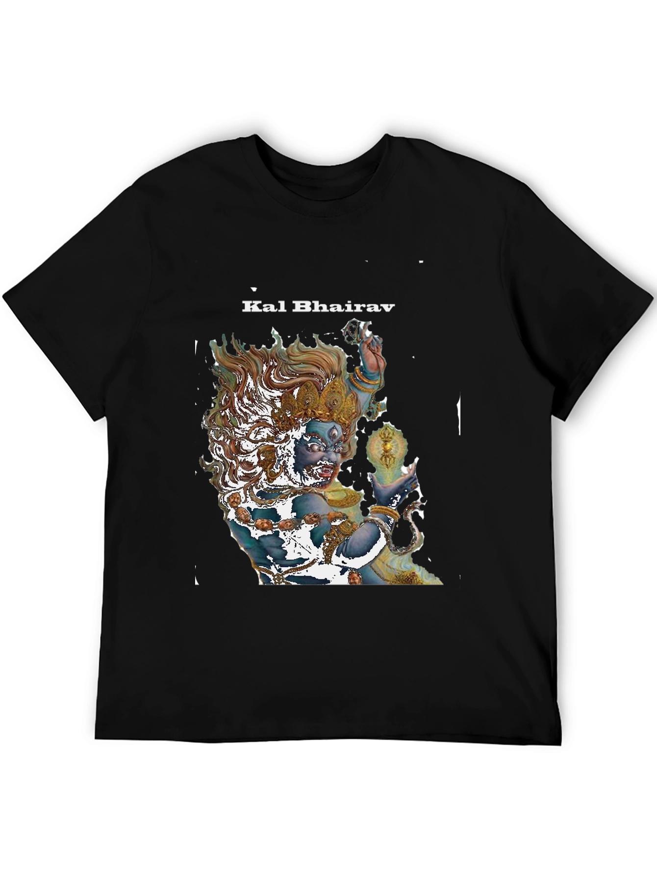 Kal Bhairav Graphic T-Shirt - Spiritual Art Tee