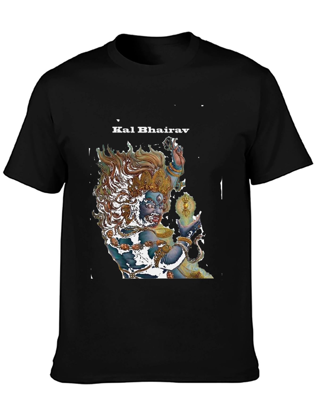 Kal Bhairav Graphic T-Shirt - Spiritual Art Tee