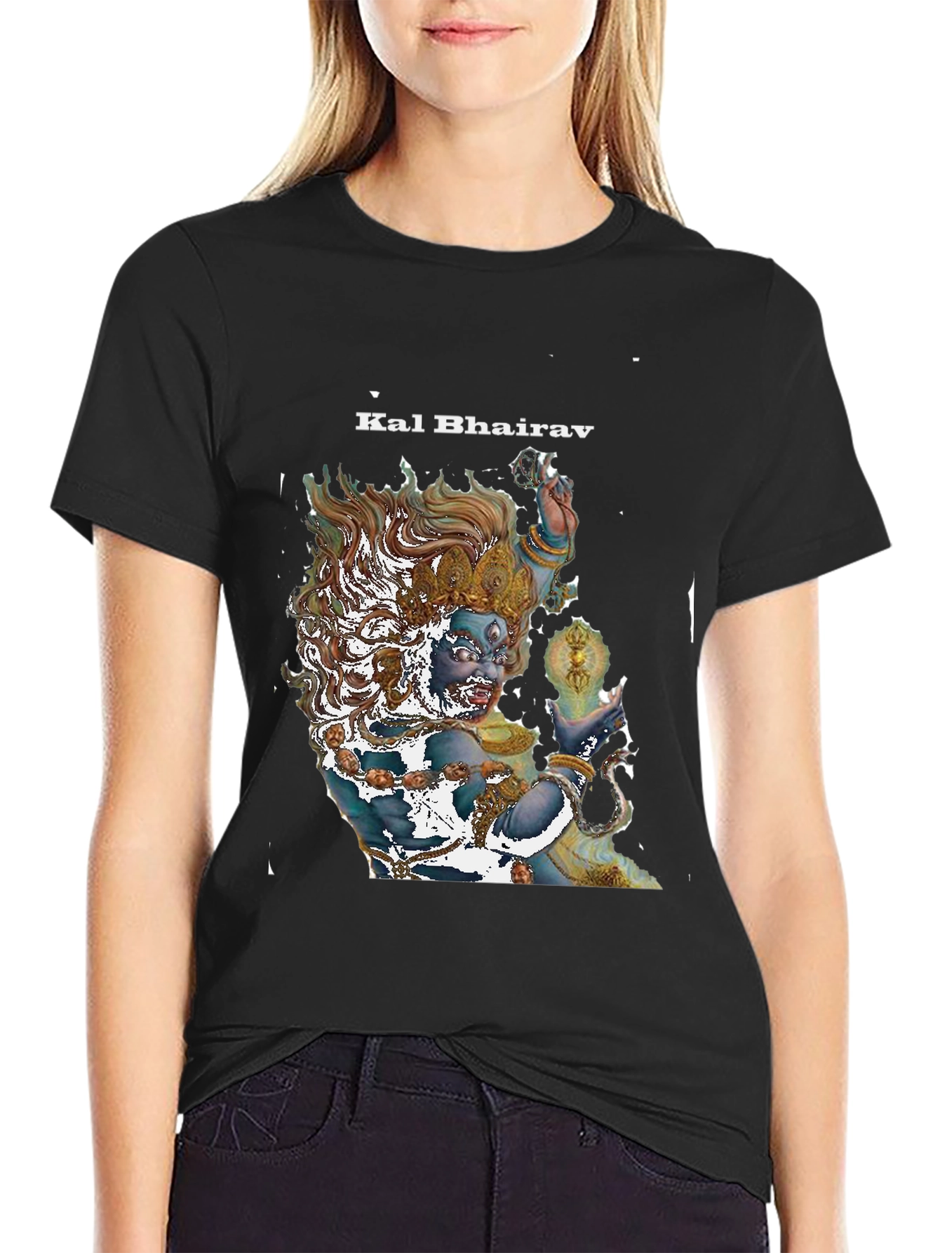 Kal Bhairav Graphic T-Shirt - Spiritual Art Tee