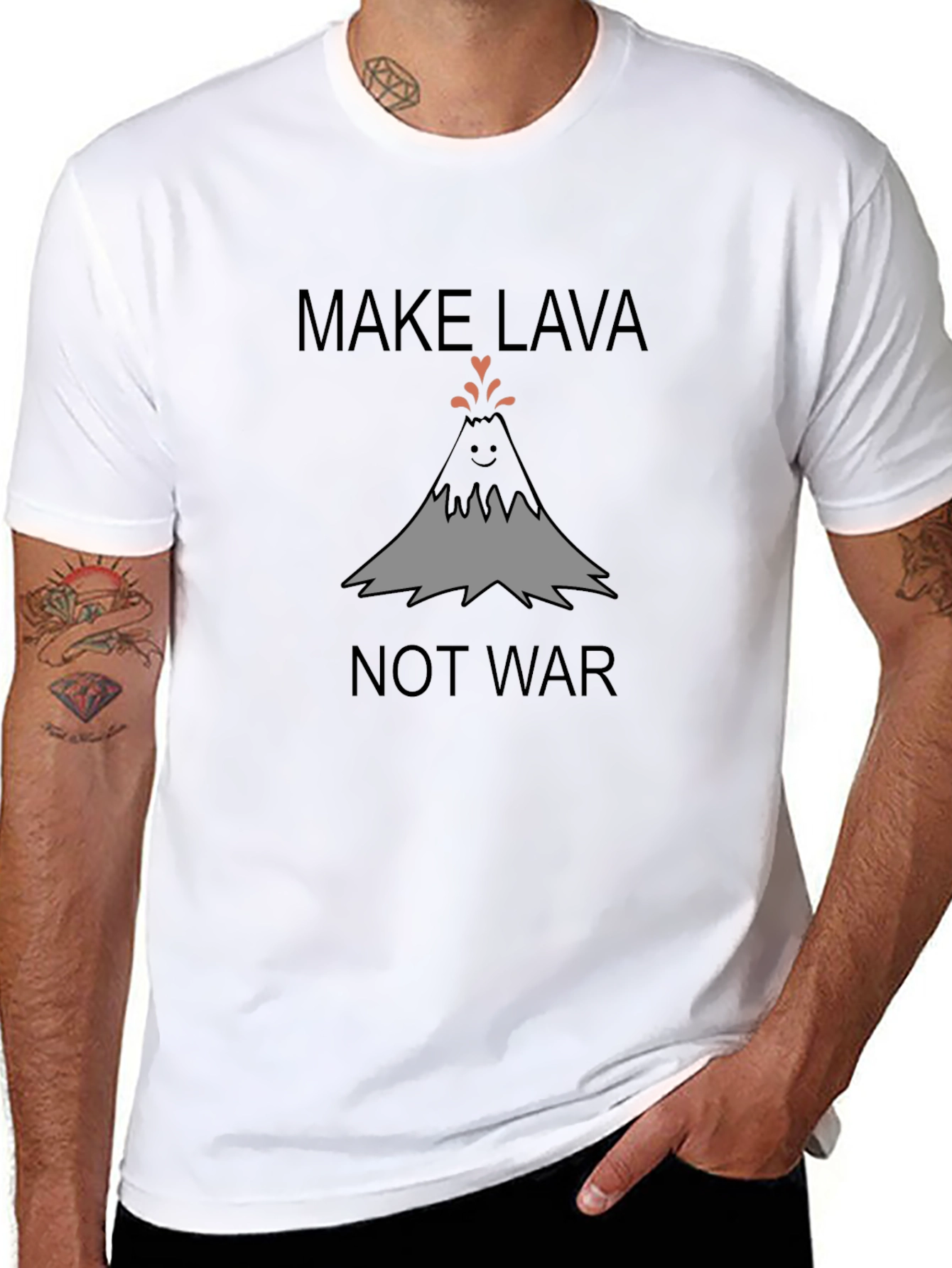 Make Lava Not War T-Shirt