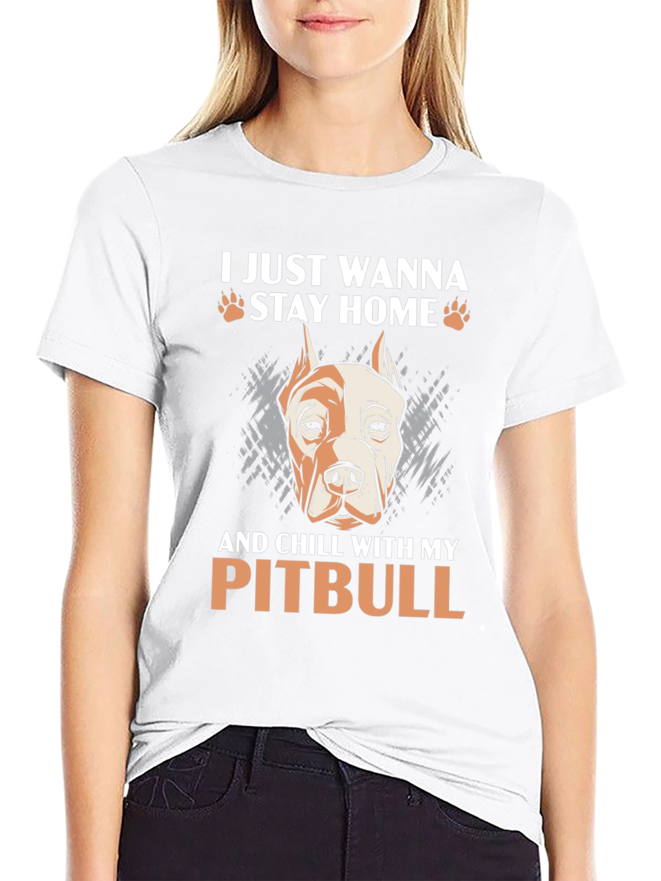 Chill With My Pitbull Graphic Tee