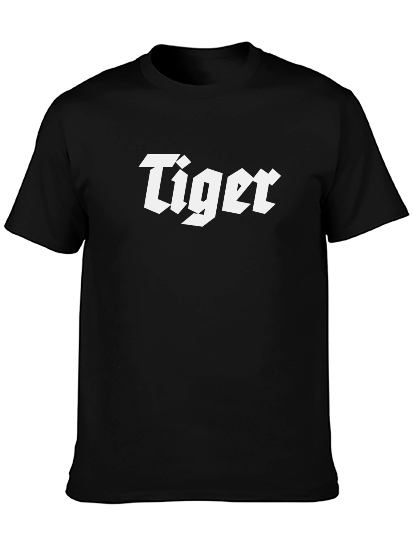 Tiger Graphic Tee - Bold Black T-Shirt