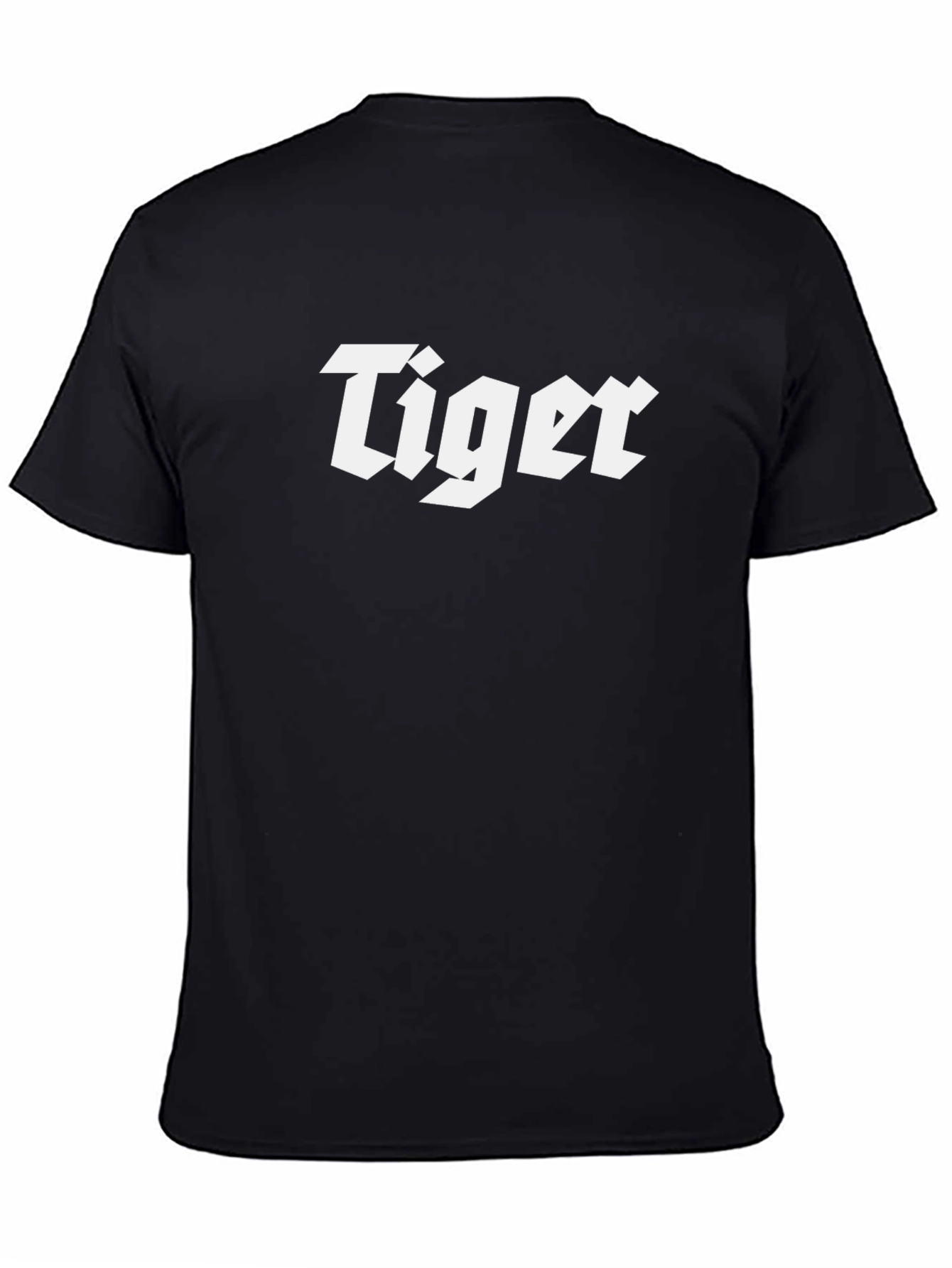 Tiger Graphic Tee - Bold Black T-Shirt