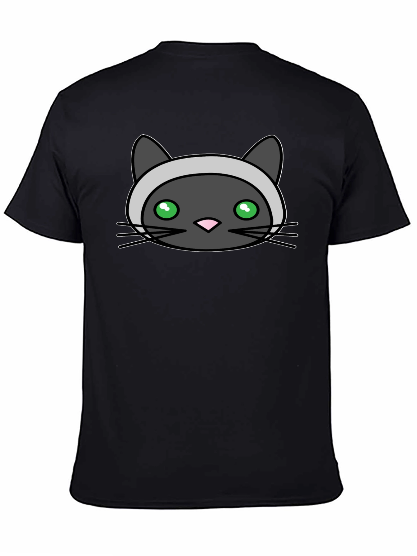 Cat Astronaut Black T-Shirt - Unique Graphic Tee