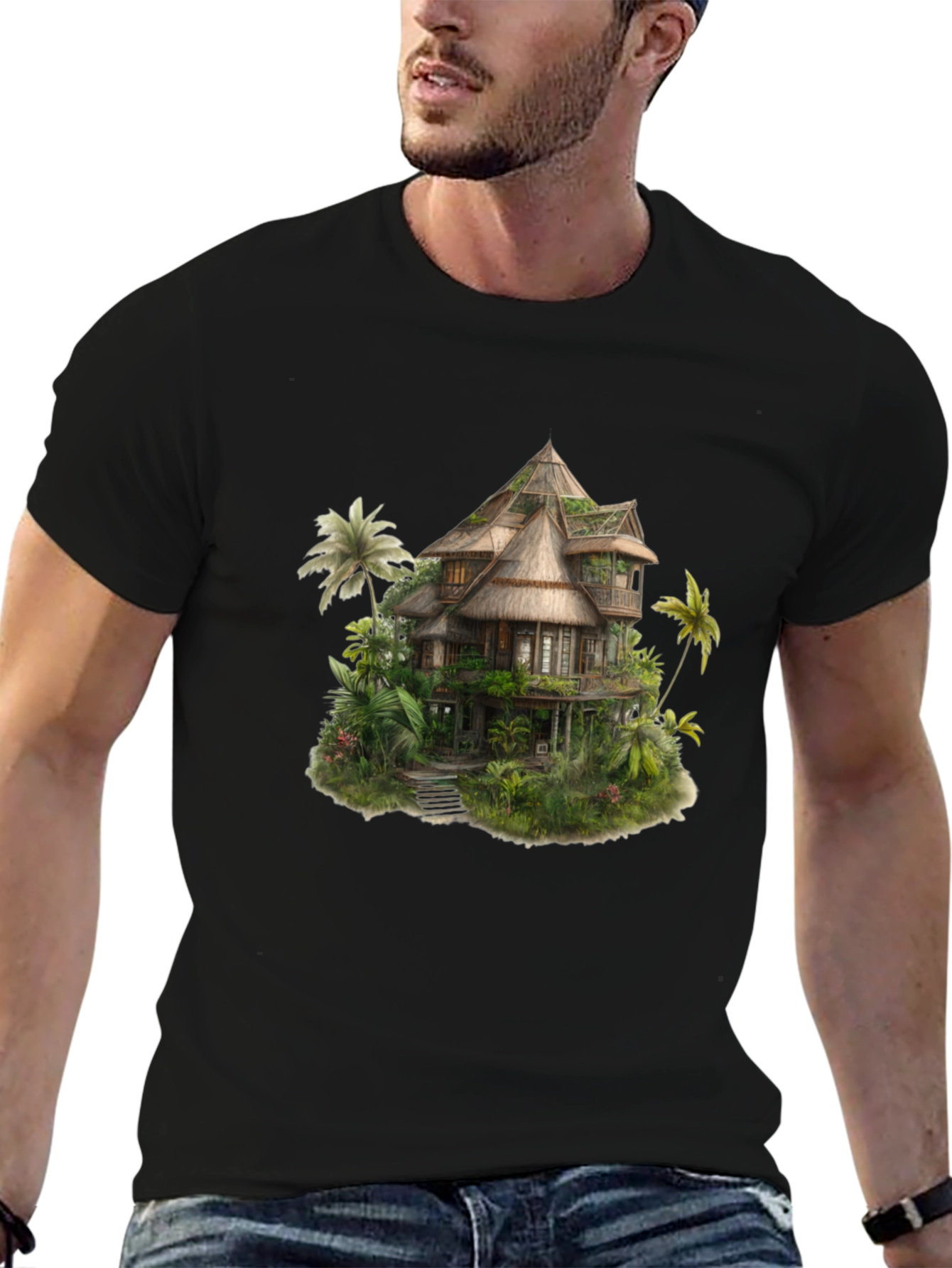 Tropical Villa Tee - Nature Inspired Design
