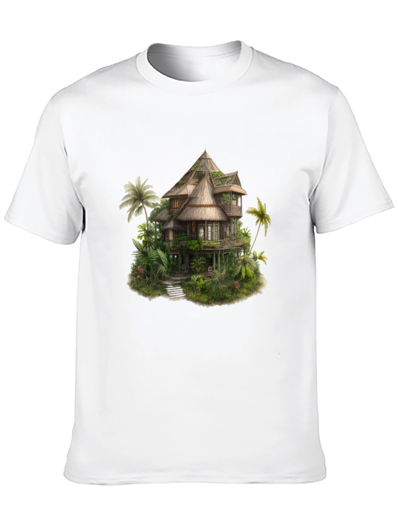 Tropical Villa Tee - Nature Inspired Design