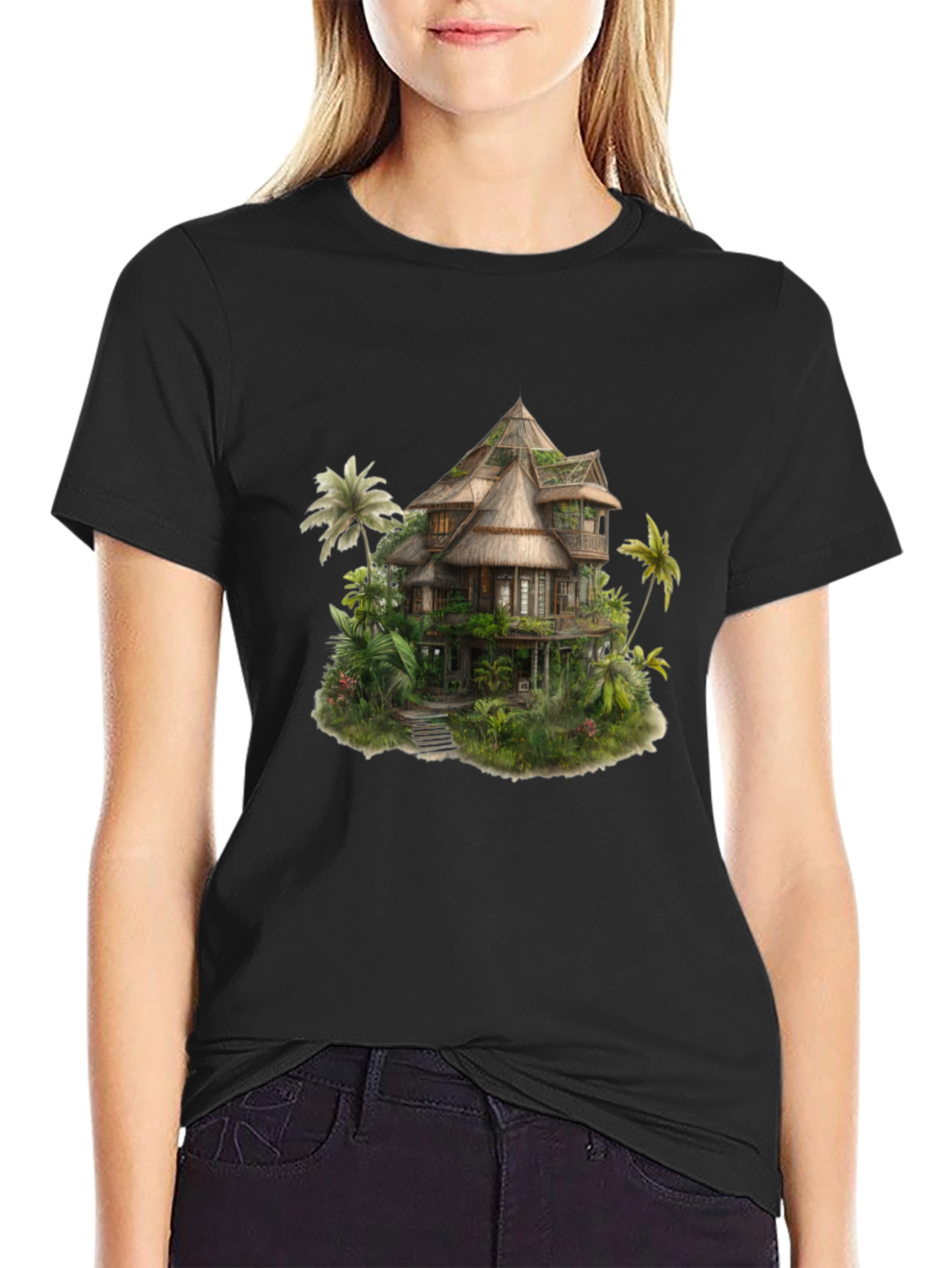 Tropical Villa Tee - Nature Inspired Design