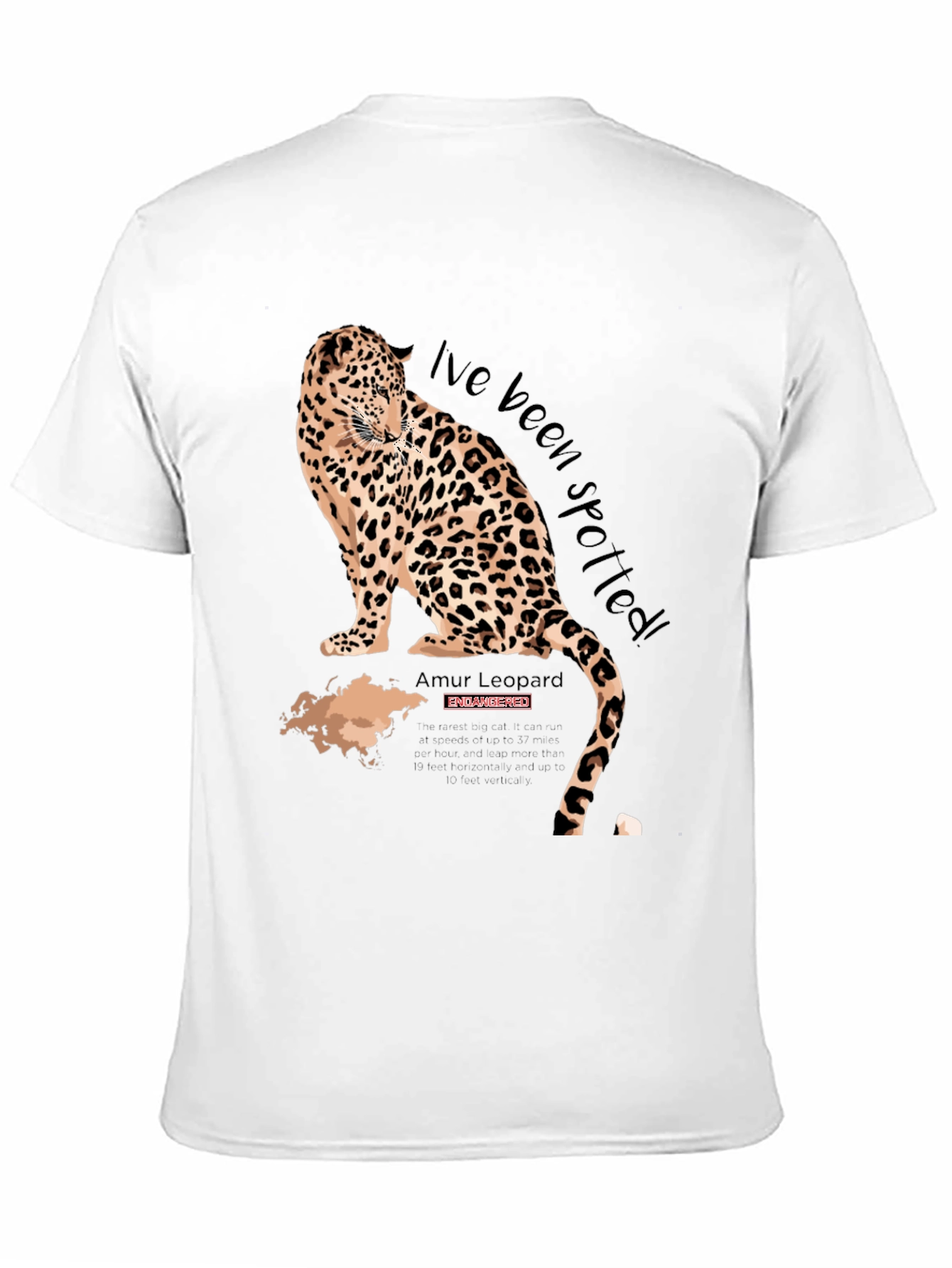 Spotted Leopard Graphic Tee