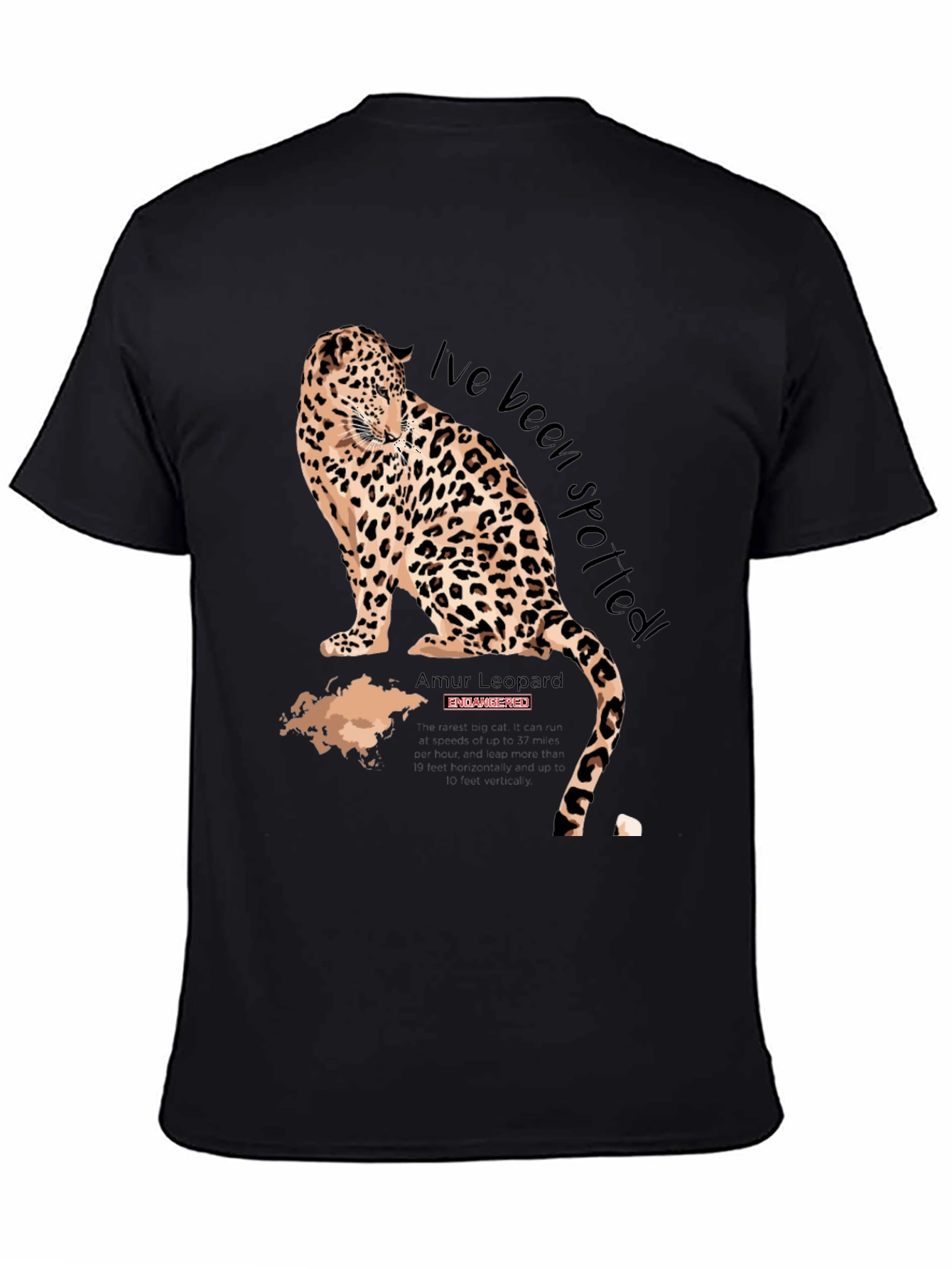 Spotted Leopard Graphic Tee