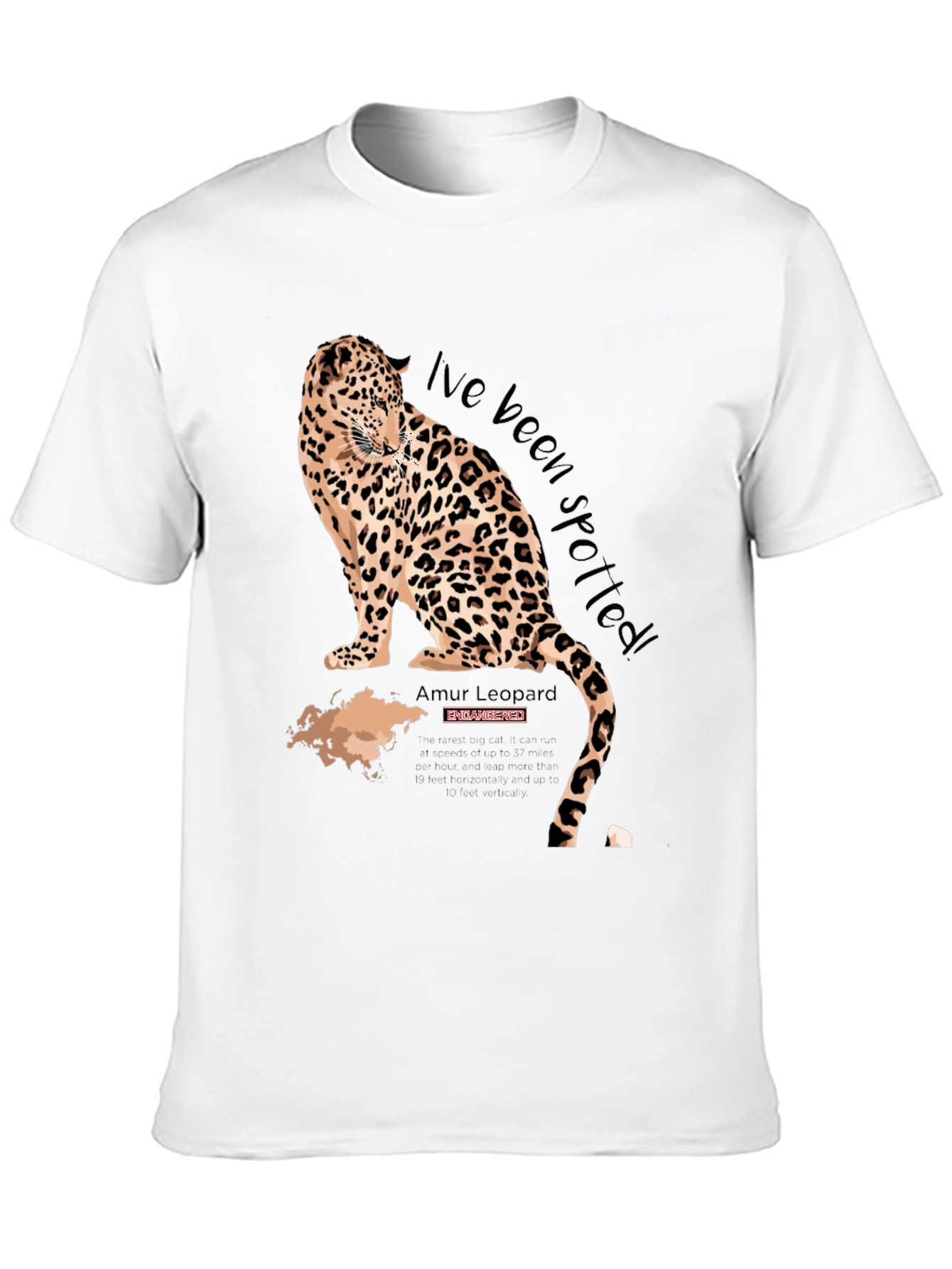 Spotted Leopard Graphic Tee