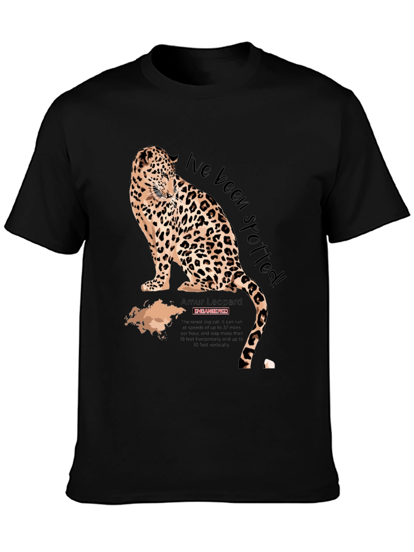 Spotted Leopard Graphic Tee