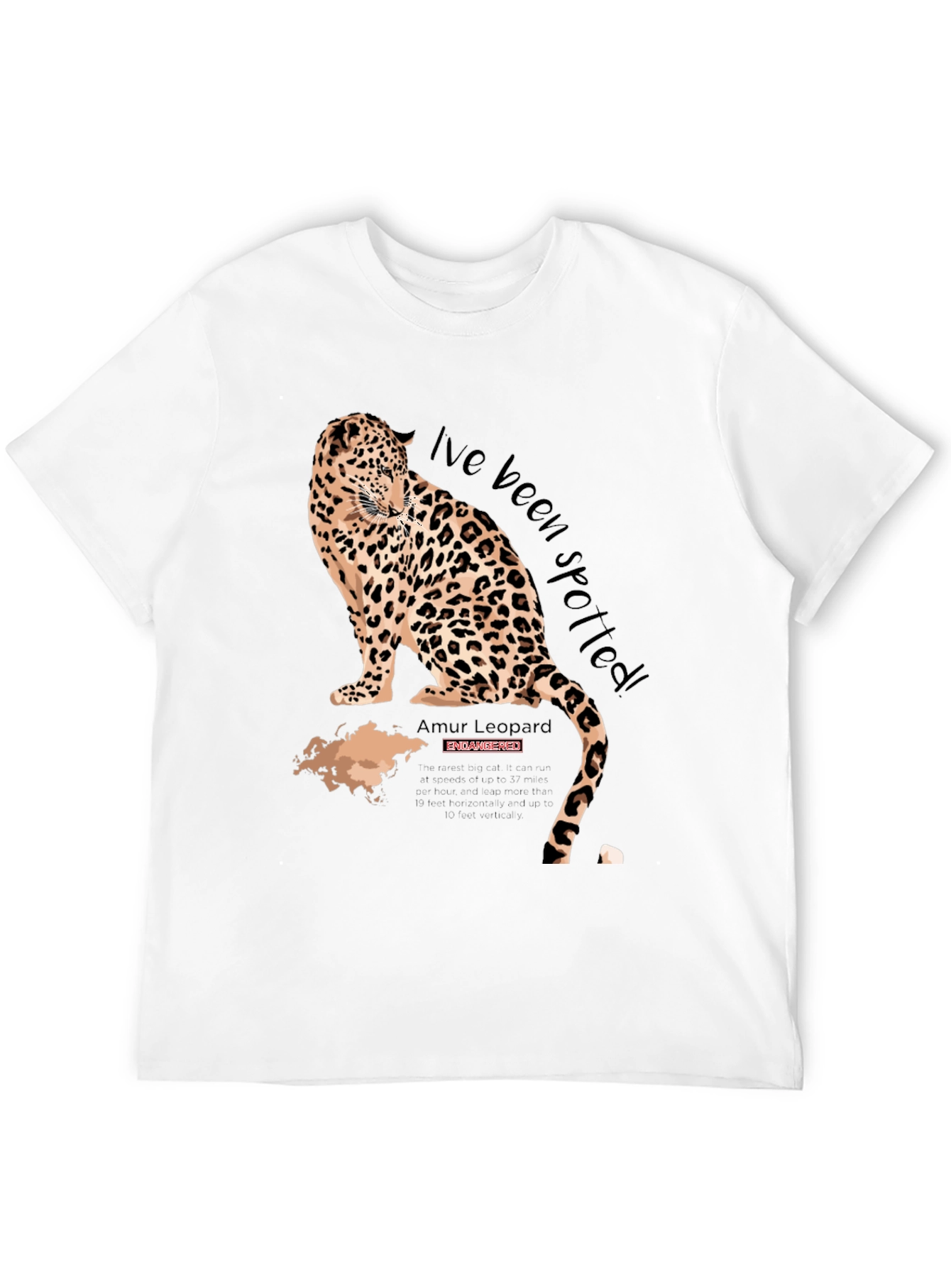 Spotted Leopard Graphic Tee