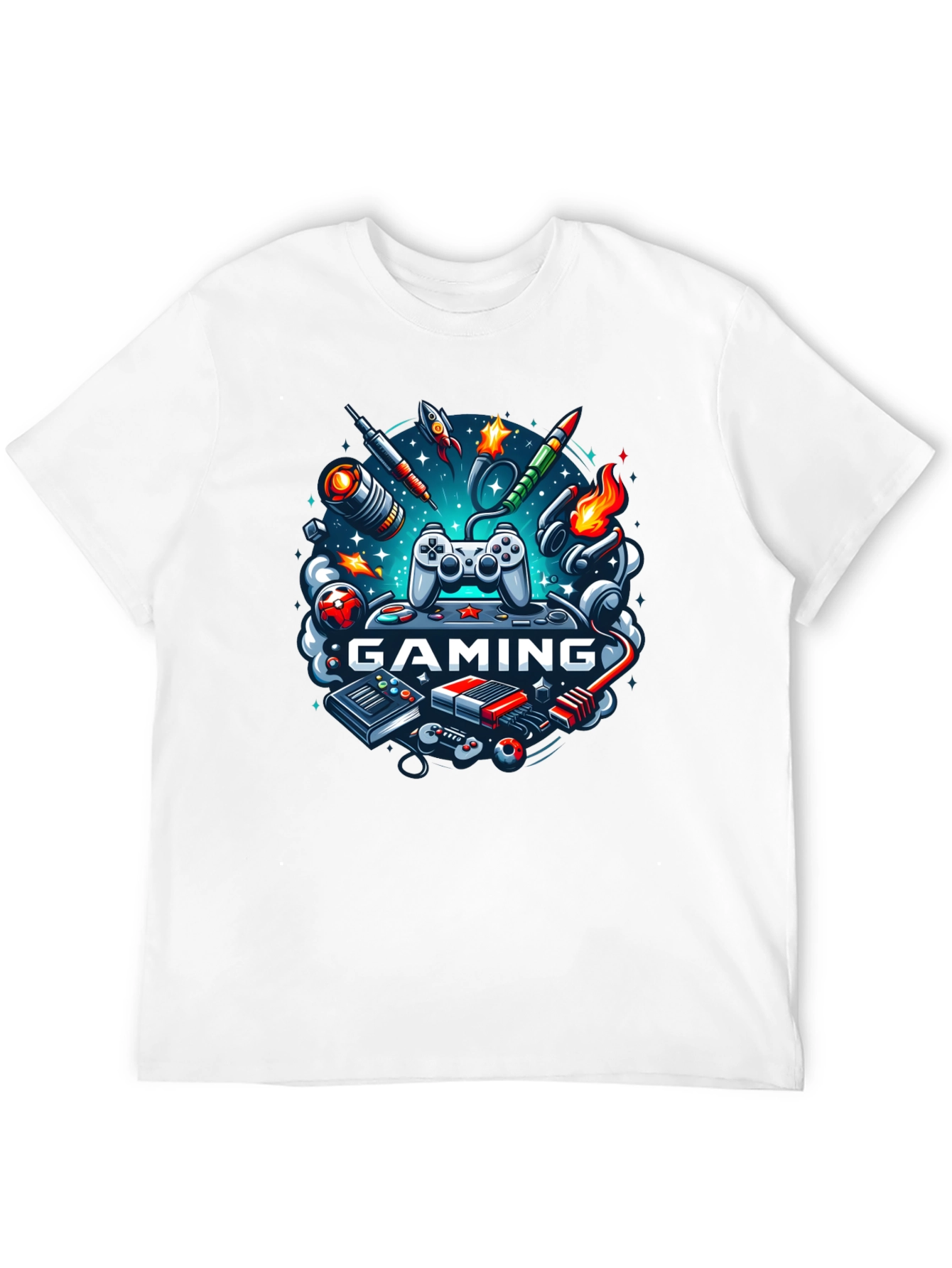 Gaming Graphic Black T-Shirt