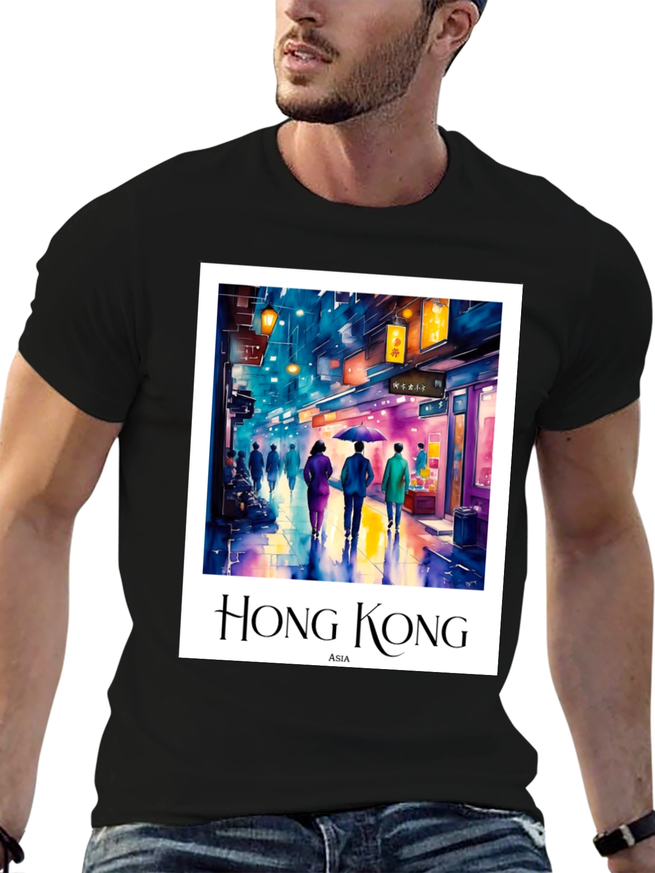 Hong Kong Asia Tee - Stylish Streetwear