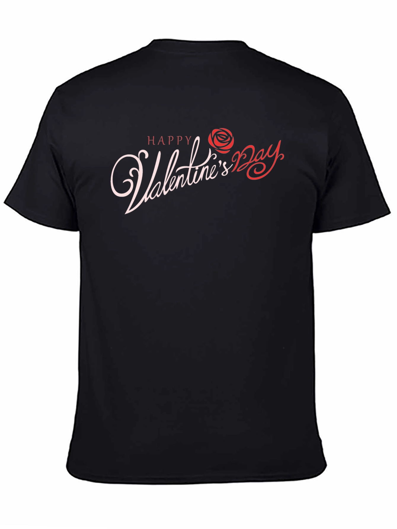 Happy Valentines Day Rose Graphic T-Shirt