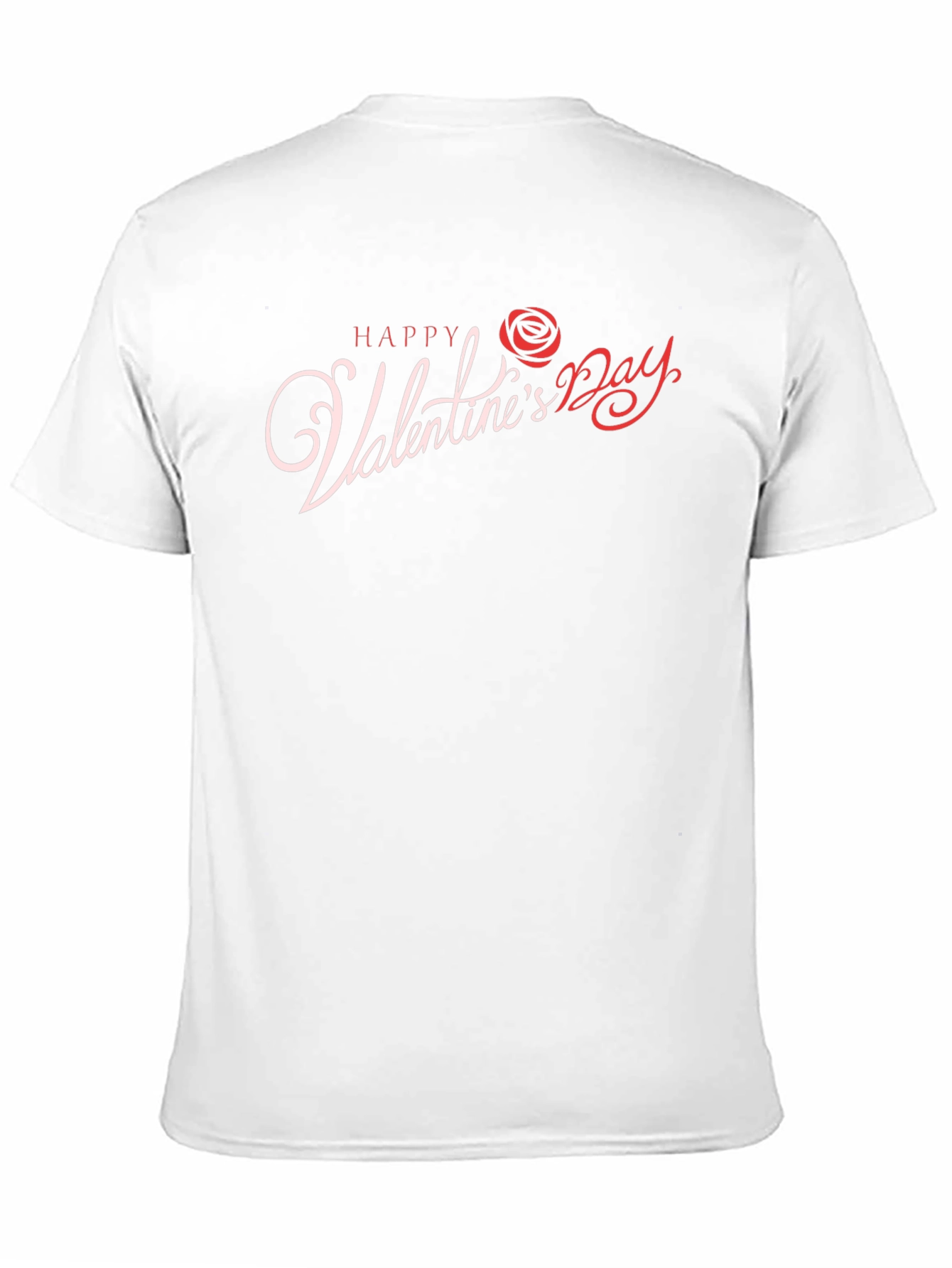 Happy Valentines Day Rose Graphic T-Shirt
