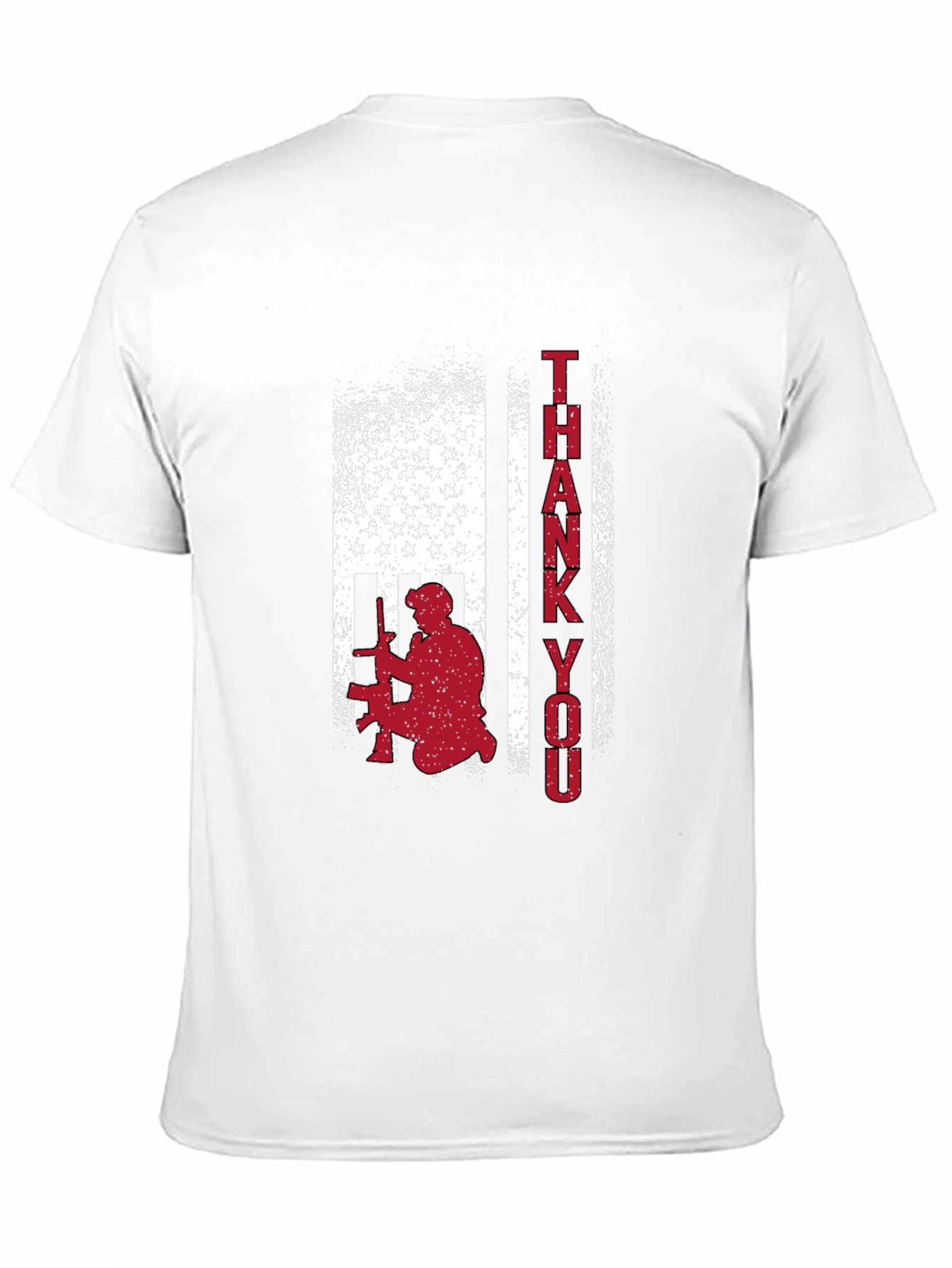 Patriotic Thank You Graphic T-Shirt