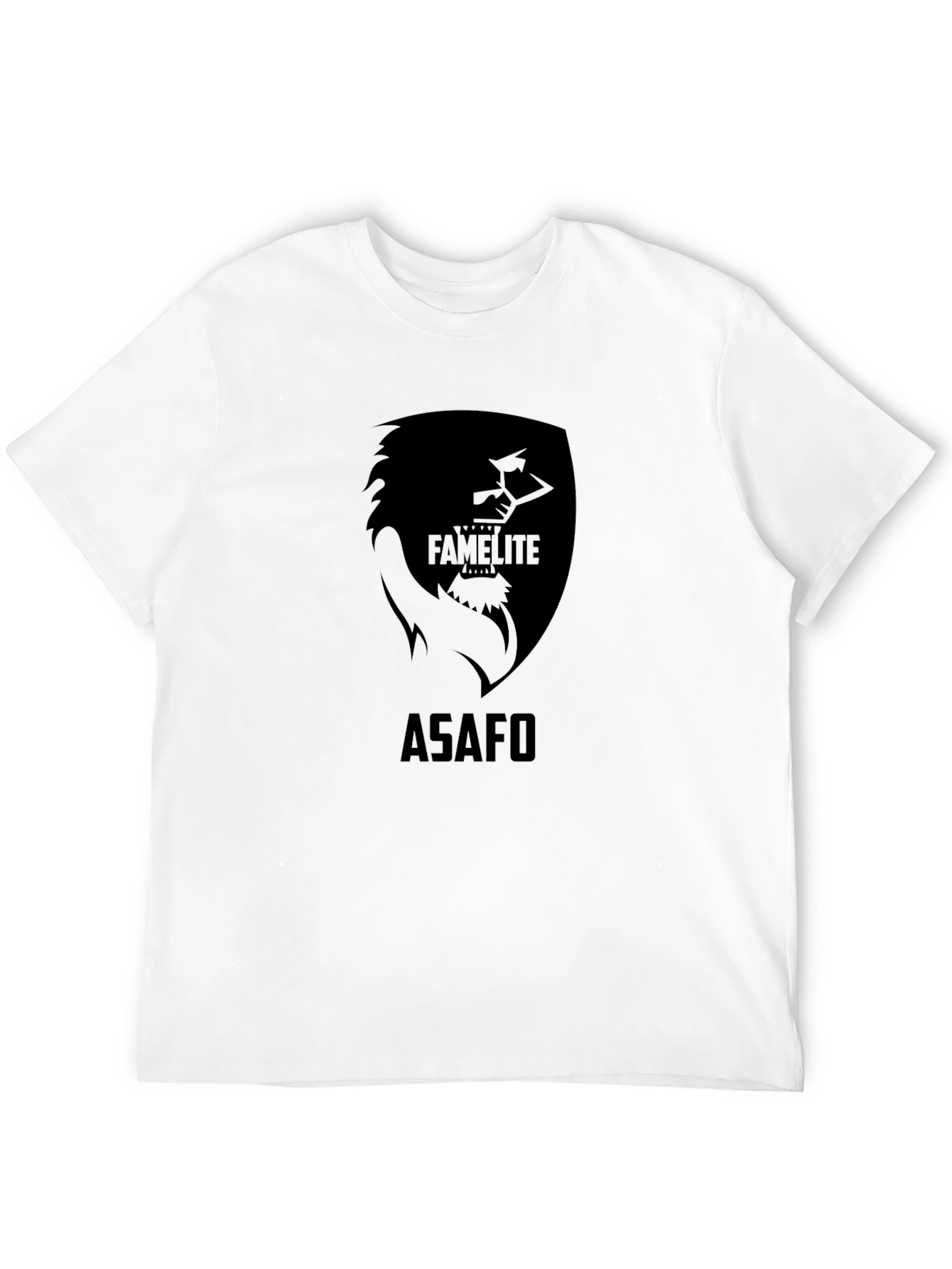 Famelite Asafio Black Graphic Tee