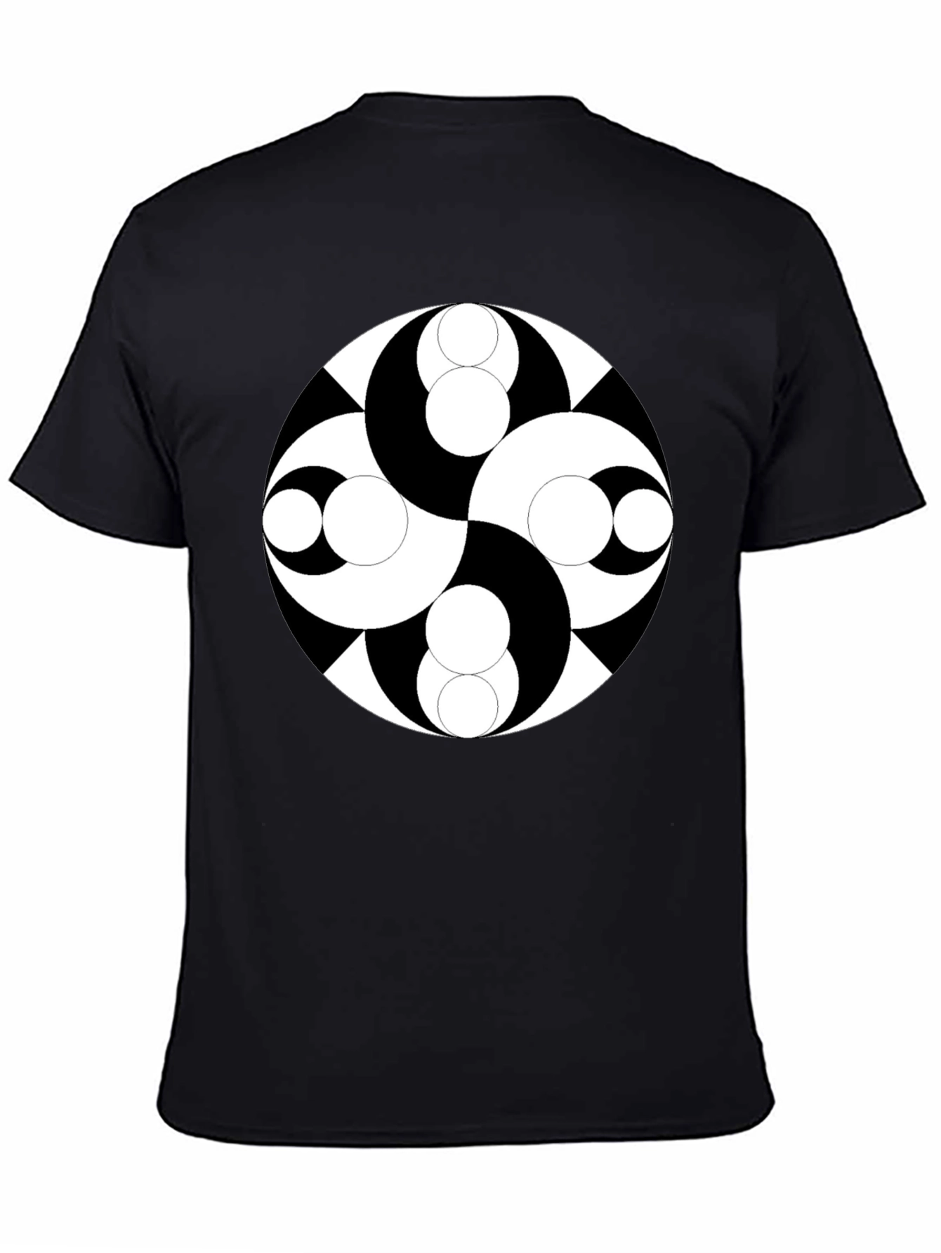 Yin Yang Black T-Shirt
