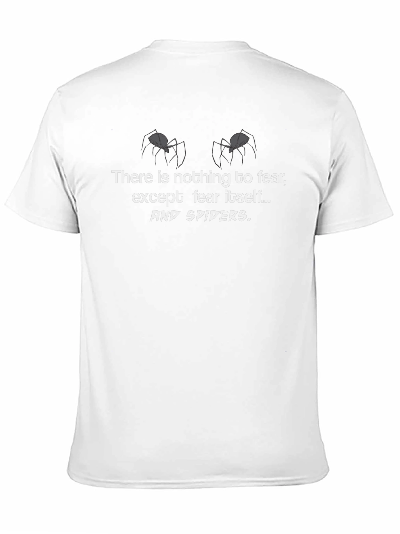 Funny Spider Fear T-Shirt - Nothing to Fear Tee