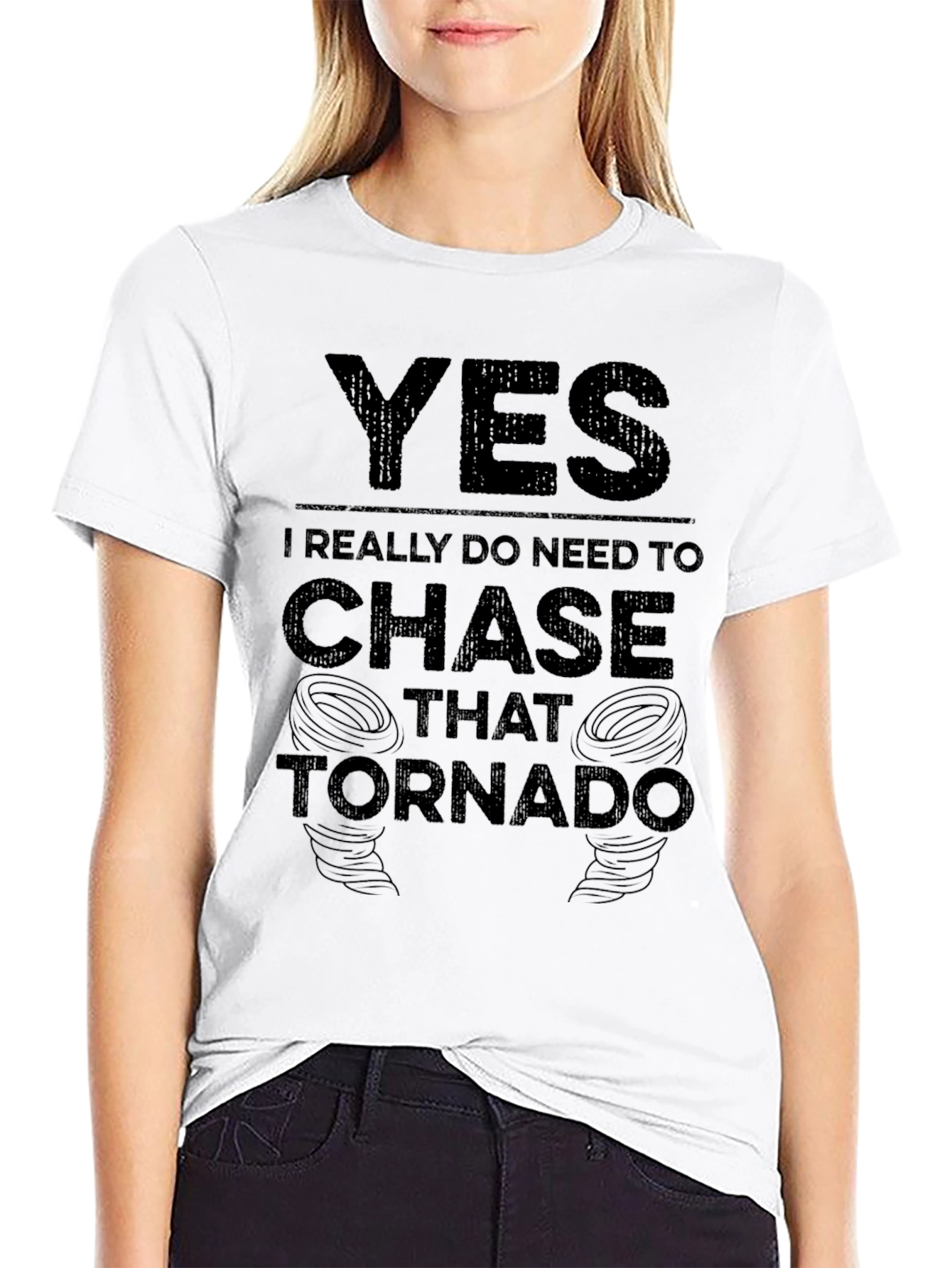 Yes Tornado Chaser Graphic Tee