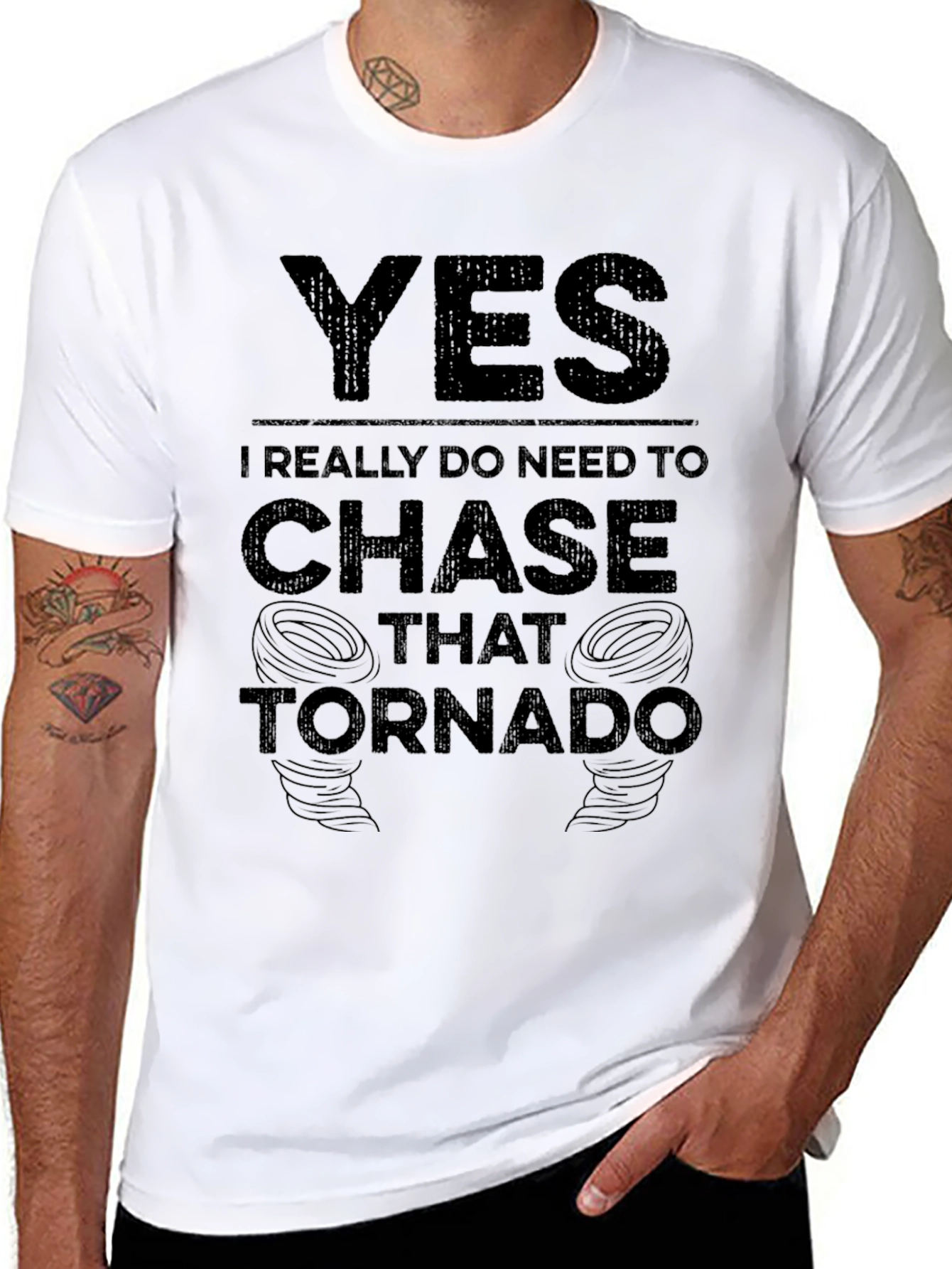 Yes Tornado Chaser Graphic Tee