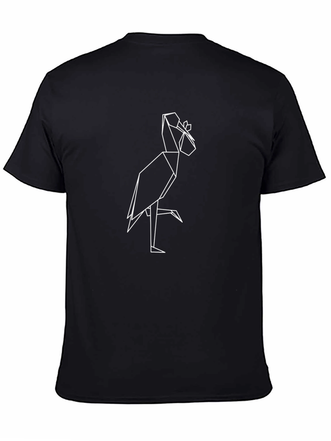 Geometric Crane Tee - Stylish Graphic T-Shirt
