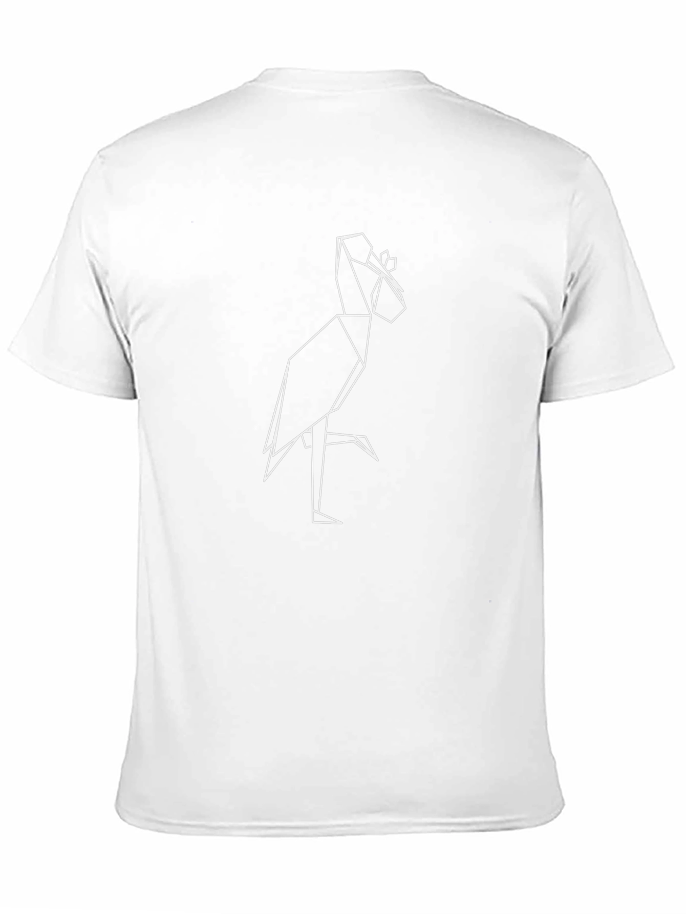 Geometric Crane Tee - Stylish Graphic T-Shirt