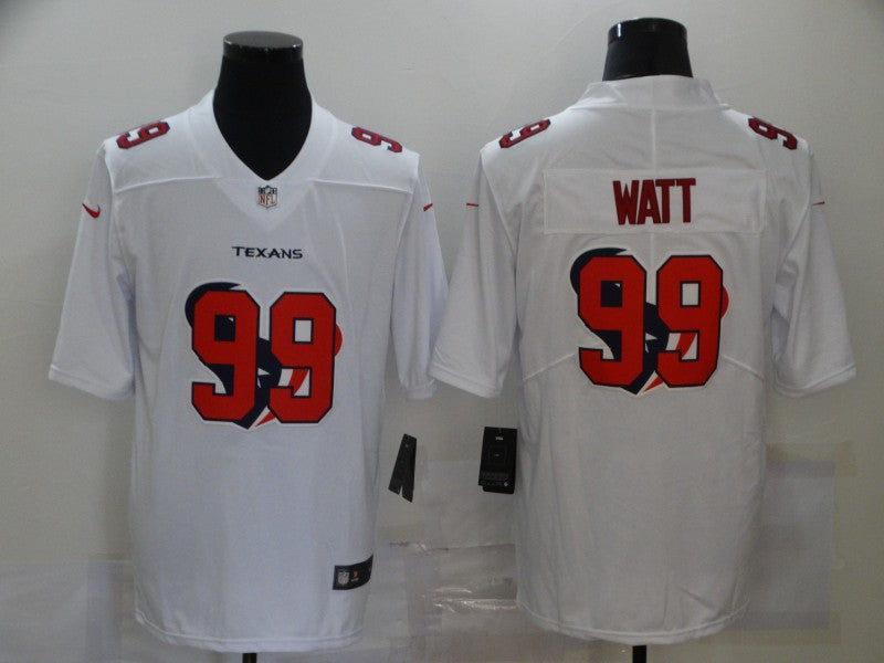 Men's Houston Texans J.J. Watt #99 White Game Jerseys