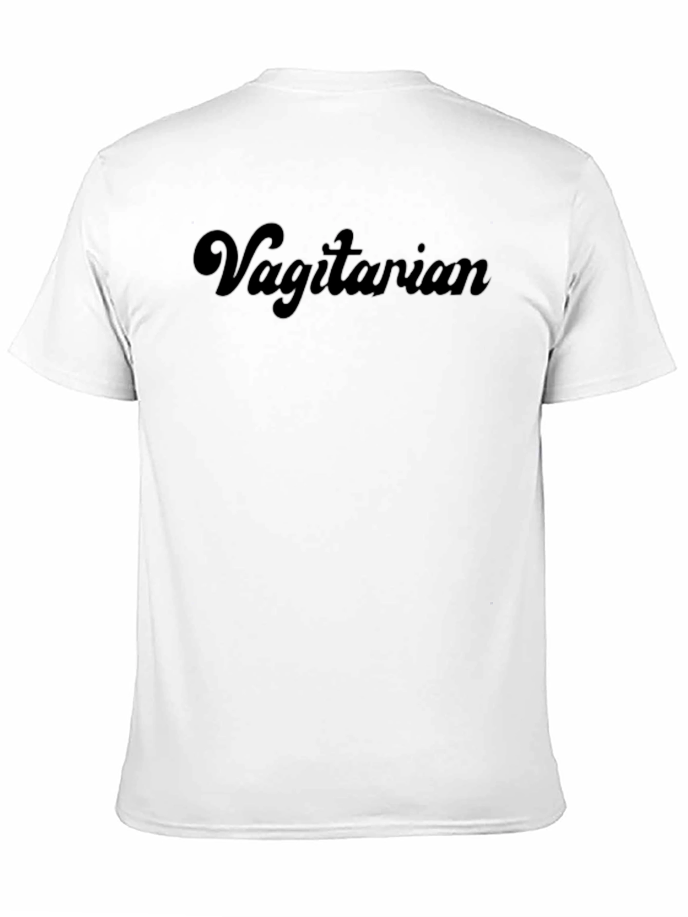 Vagitarian Graphic Print Black T-Shirt