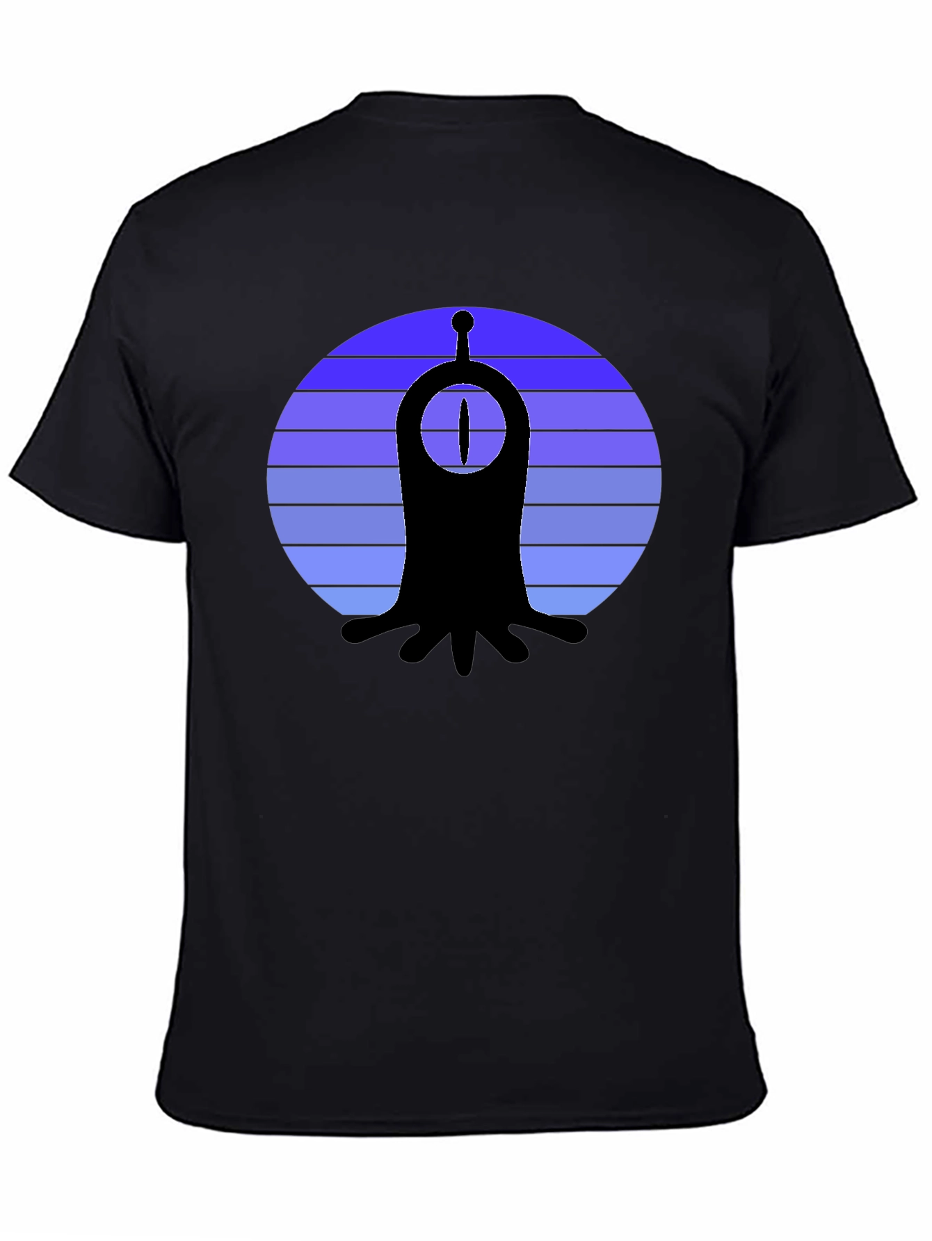 One-Eyed Alien Sunset Graphic T-Shirt