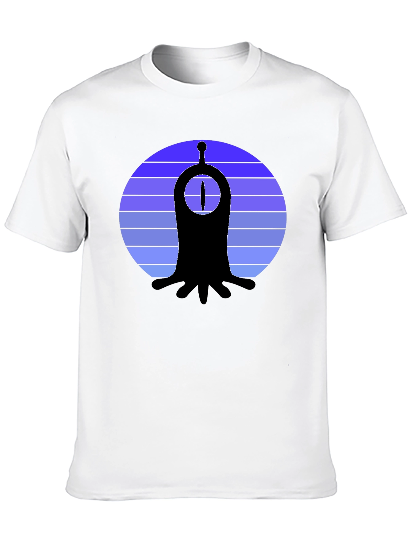One-Eyed Alien Sunset Graphic T-Shirt