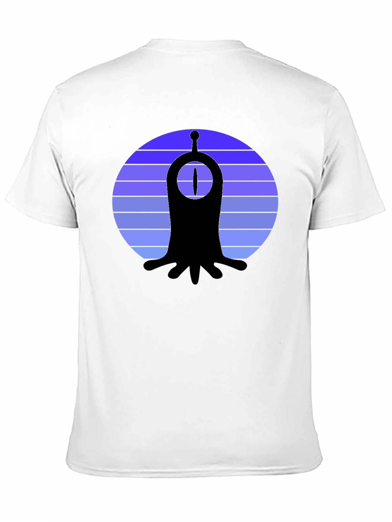One-Eyed Alien Sunset Graphic T-Shirt