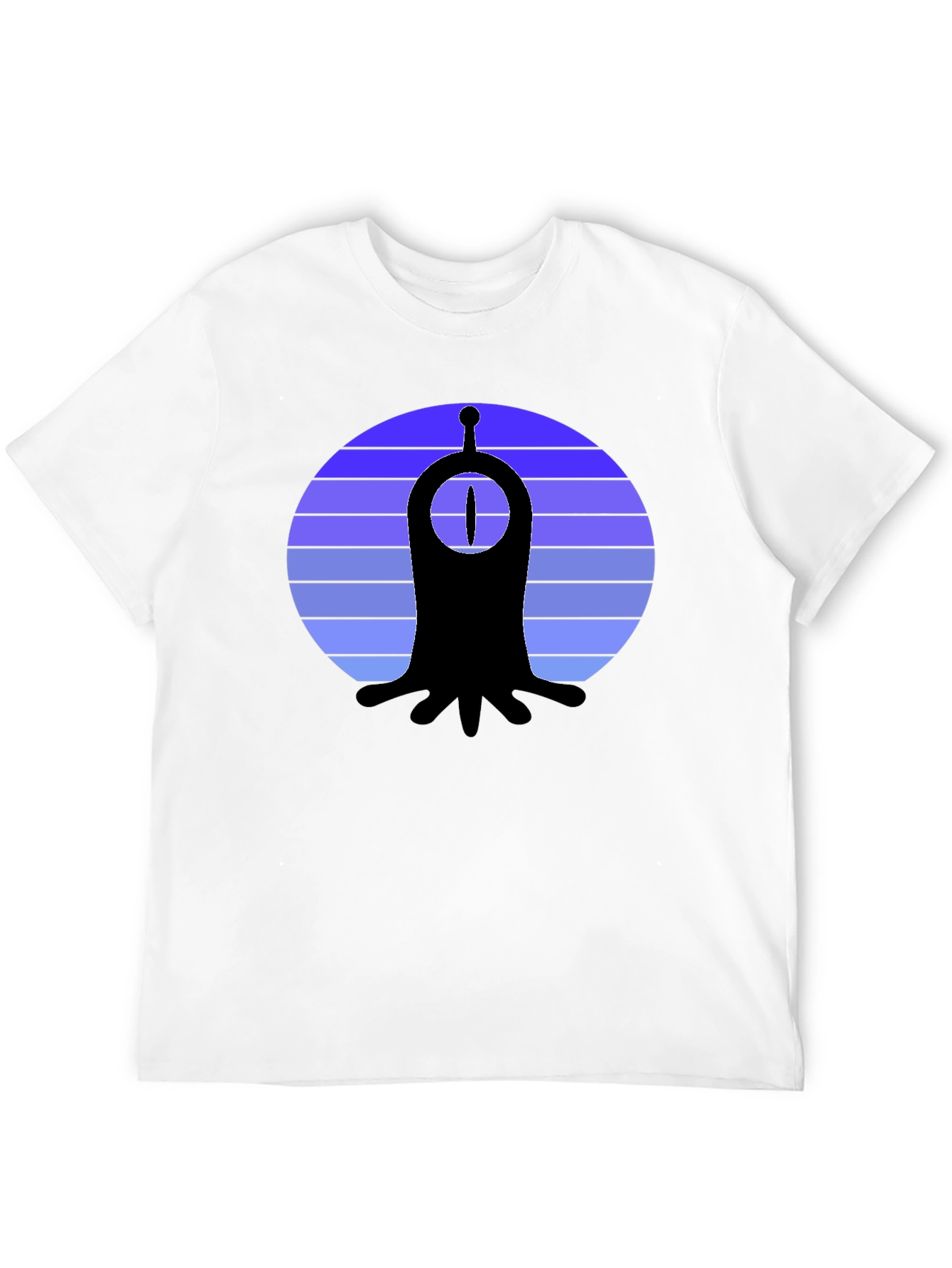 One-Eyed Alien Sunset Graphic T-Shirt