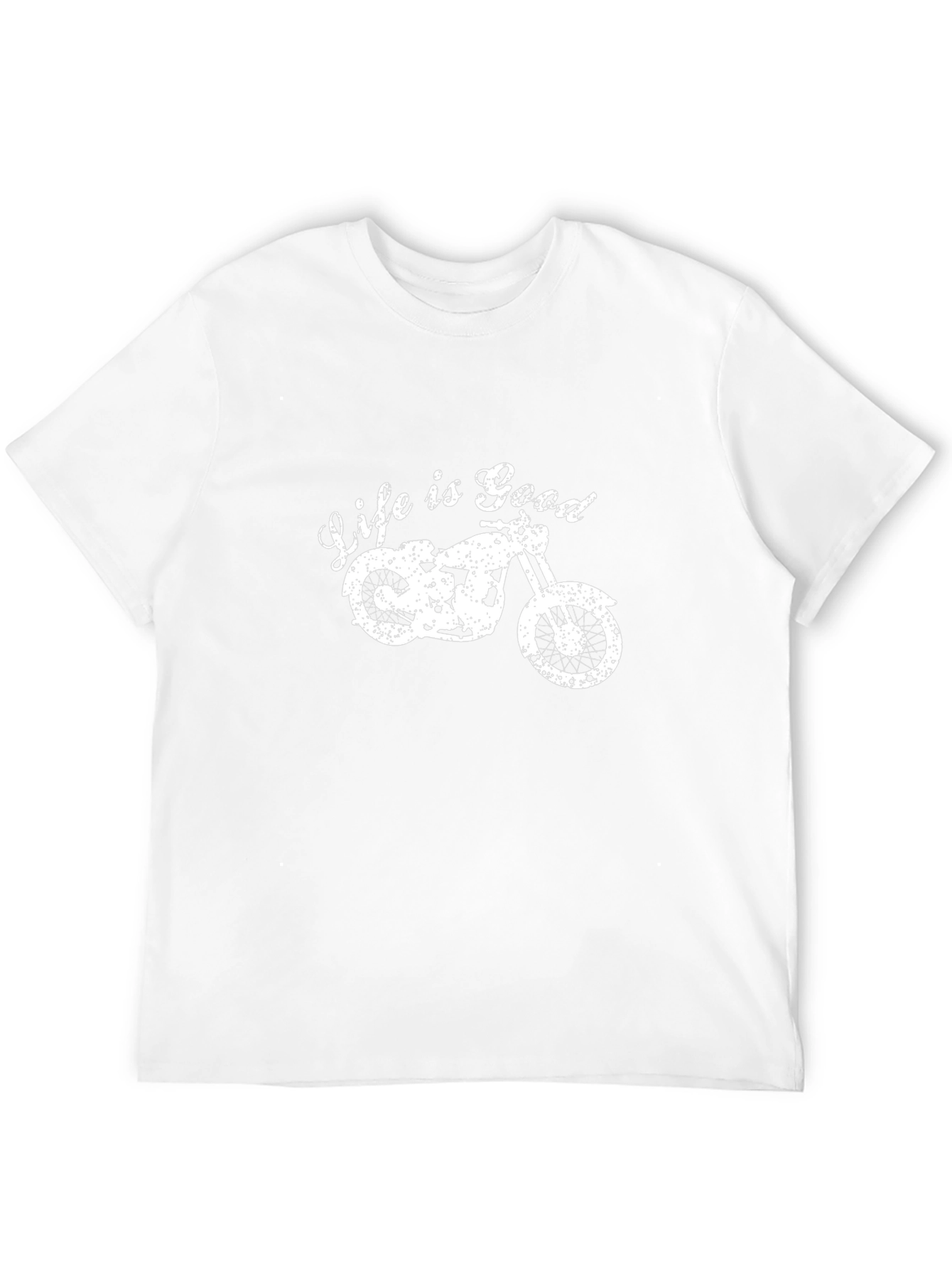 Life is Good Motorcycle Graphic Tee - Black