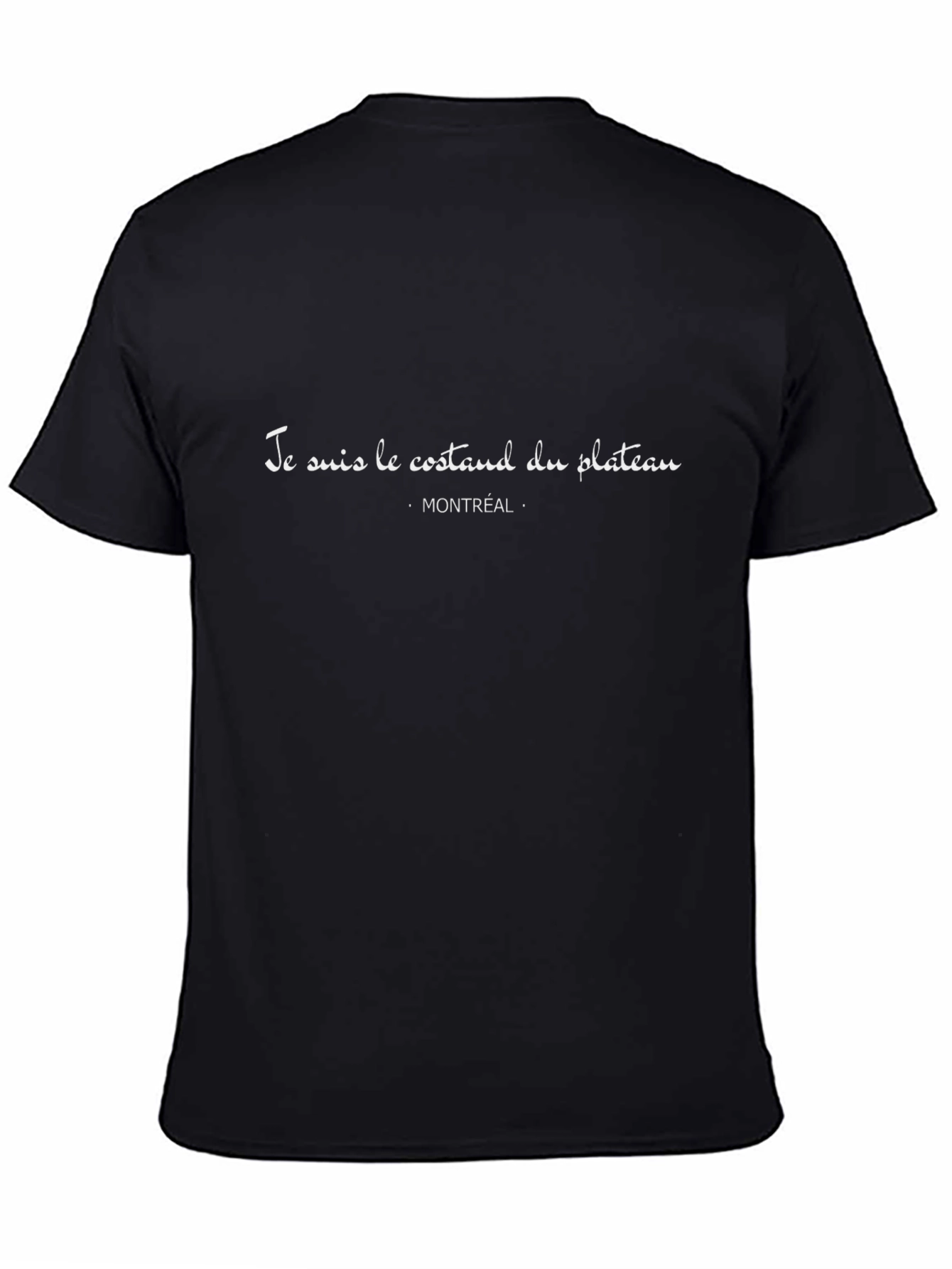 Montreal Plateau Black T-Shirt - Je suis le costaud
