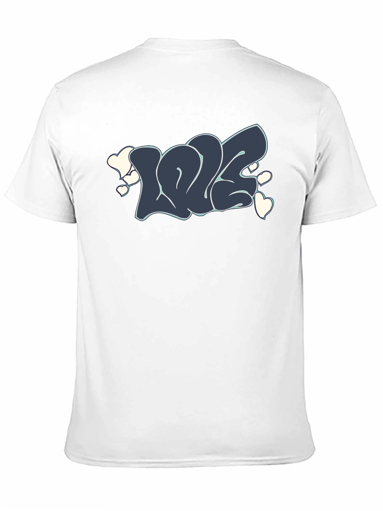 Love Graffiti T-Shirt - Stylish Black Tee
