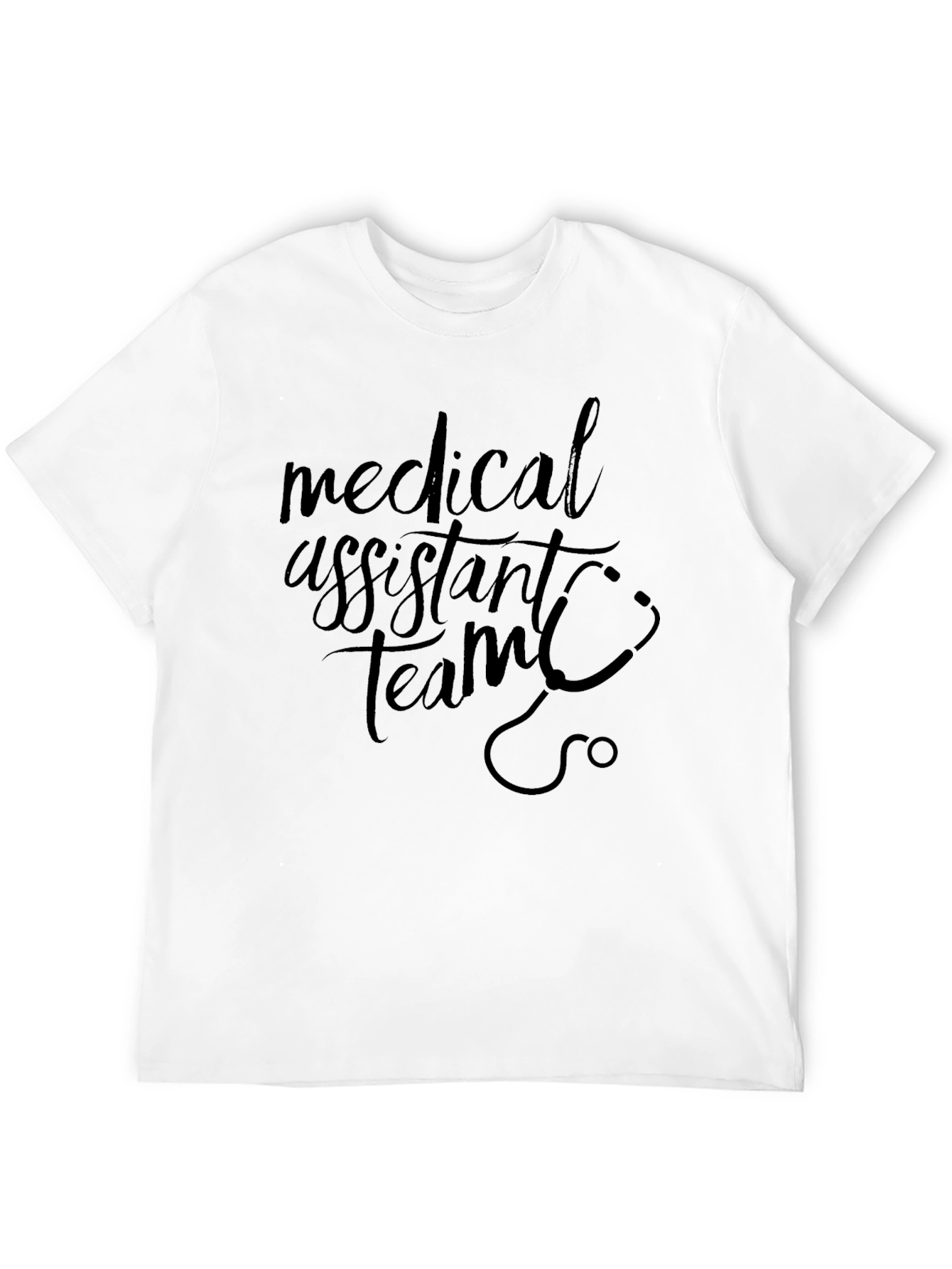 Medical Assistant Team Graphic Tee - Black