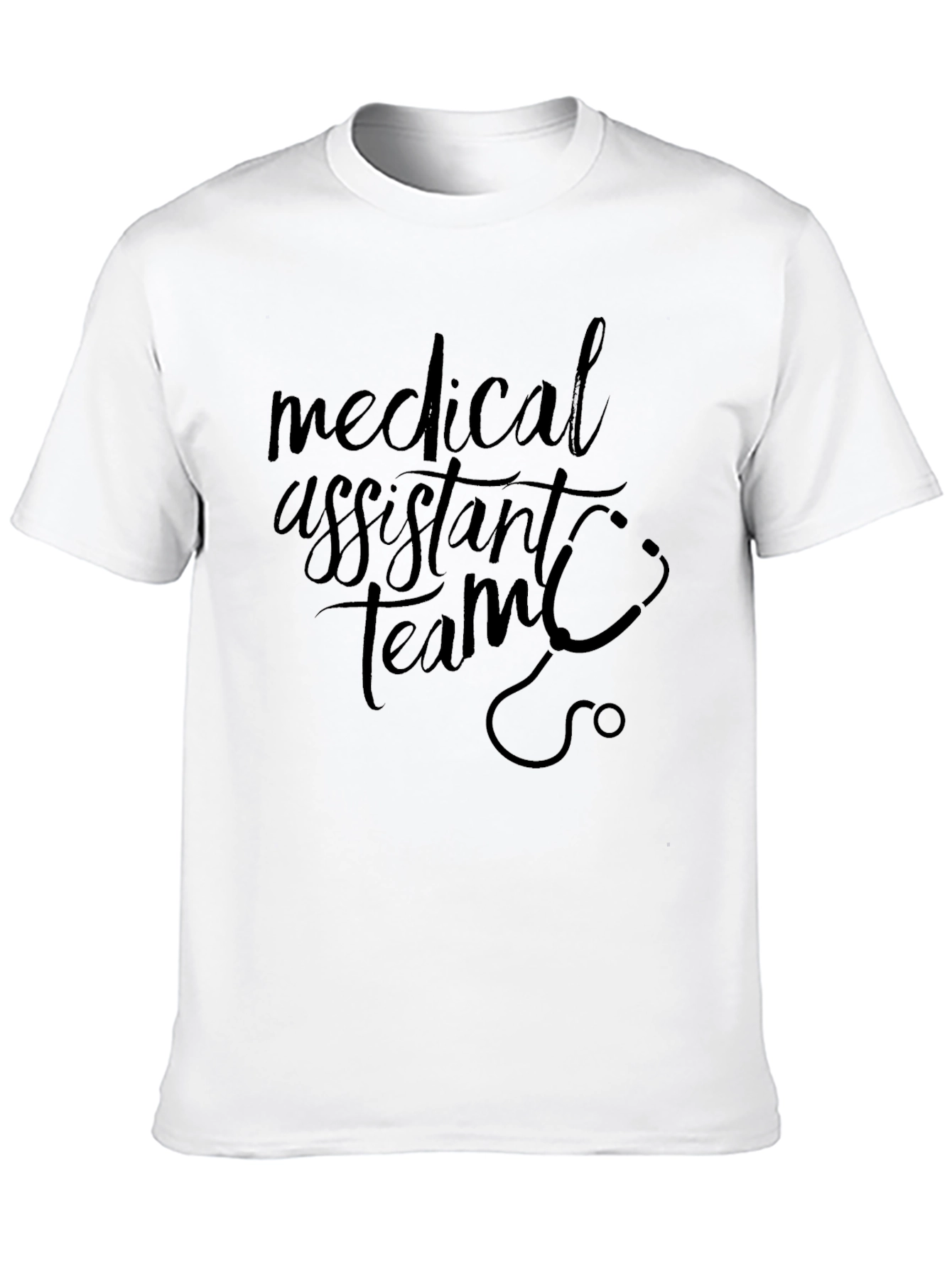 Medical Assistant Team Graphic Tee - Black