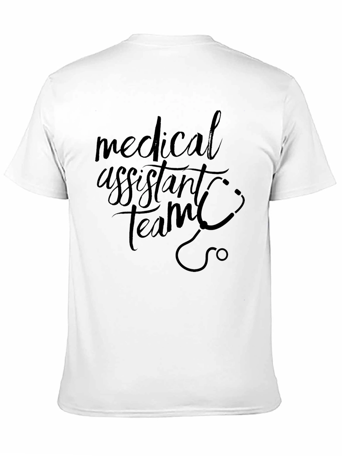 Medical Assistant Team Graphic Tee - Black