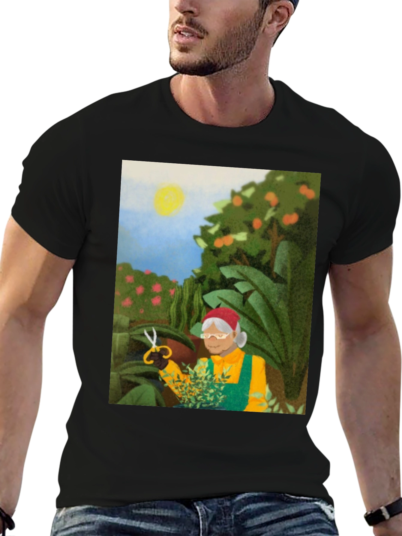 Gardening Granny T-Shirt - Unique Graphic Tee