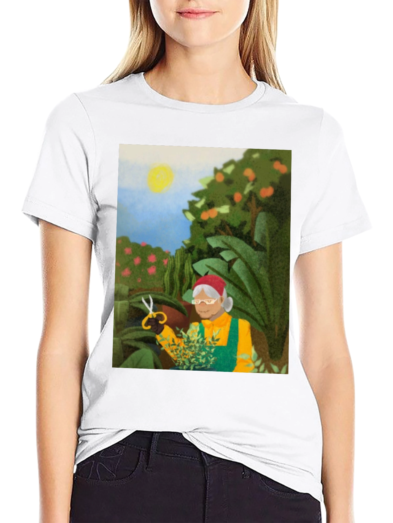 Gardening Granny T-Shirt - Unique Graphic Tee