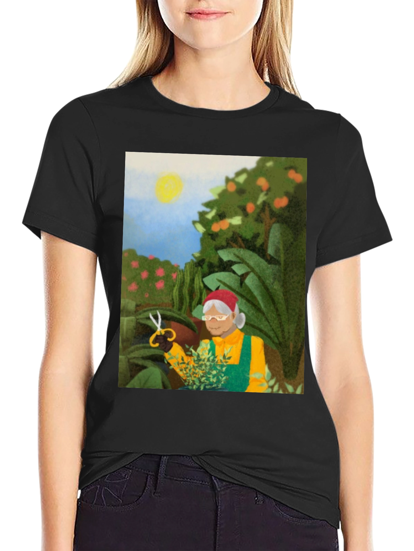 Gardening Granny T-Shirt - Unique Graphic Tee