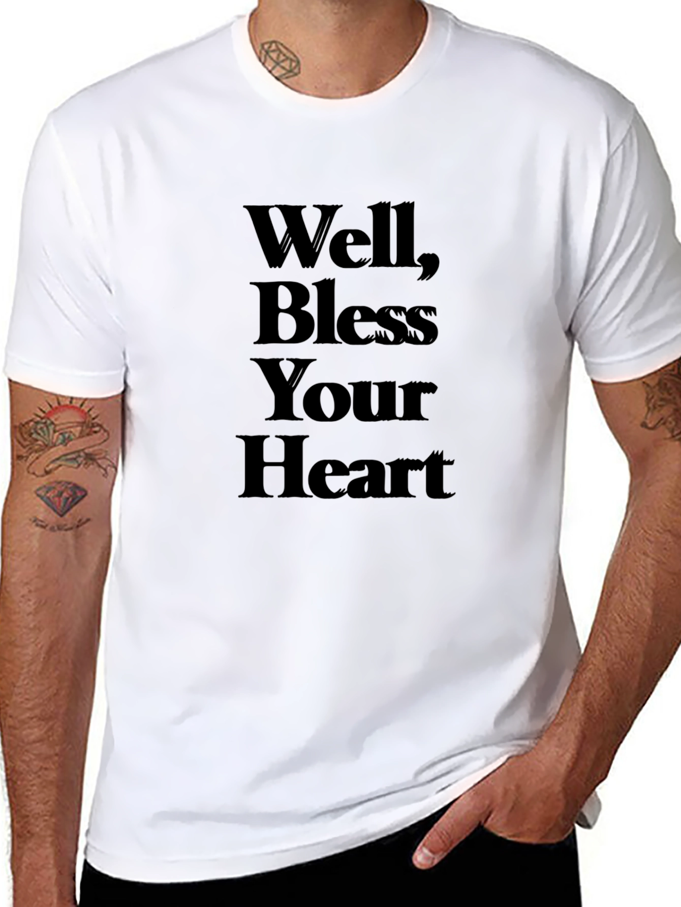 Well Bless Your Heart T-Shirt - Black